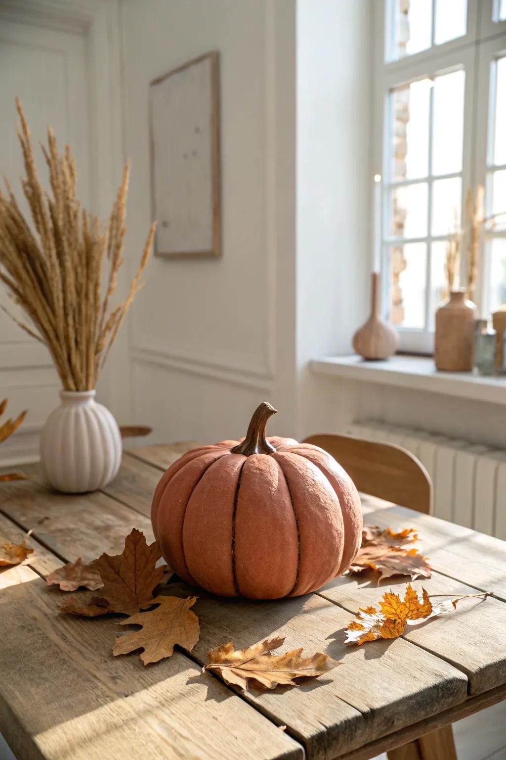 Embrace the beauty of fall with handcrafted clay decor that adds warmth and charm to your home.