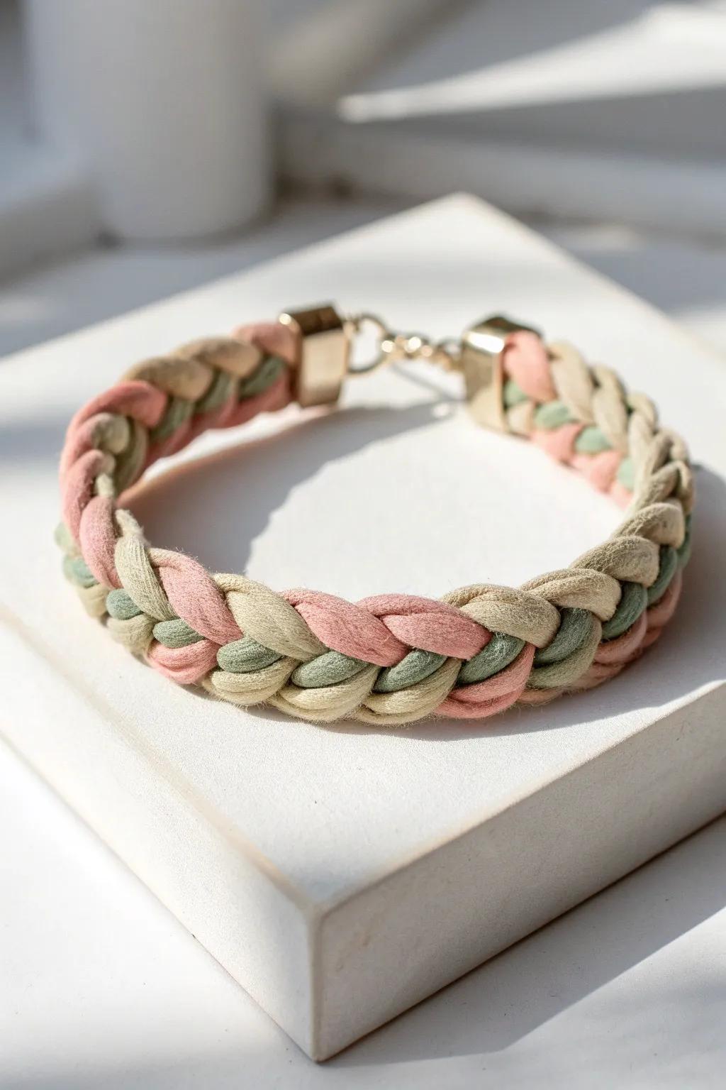 Transform your old tees into stylish, eco-friendly braided bracelets that blend boho charm with minimalist elegance.