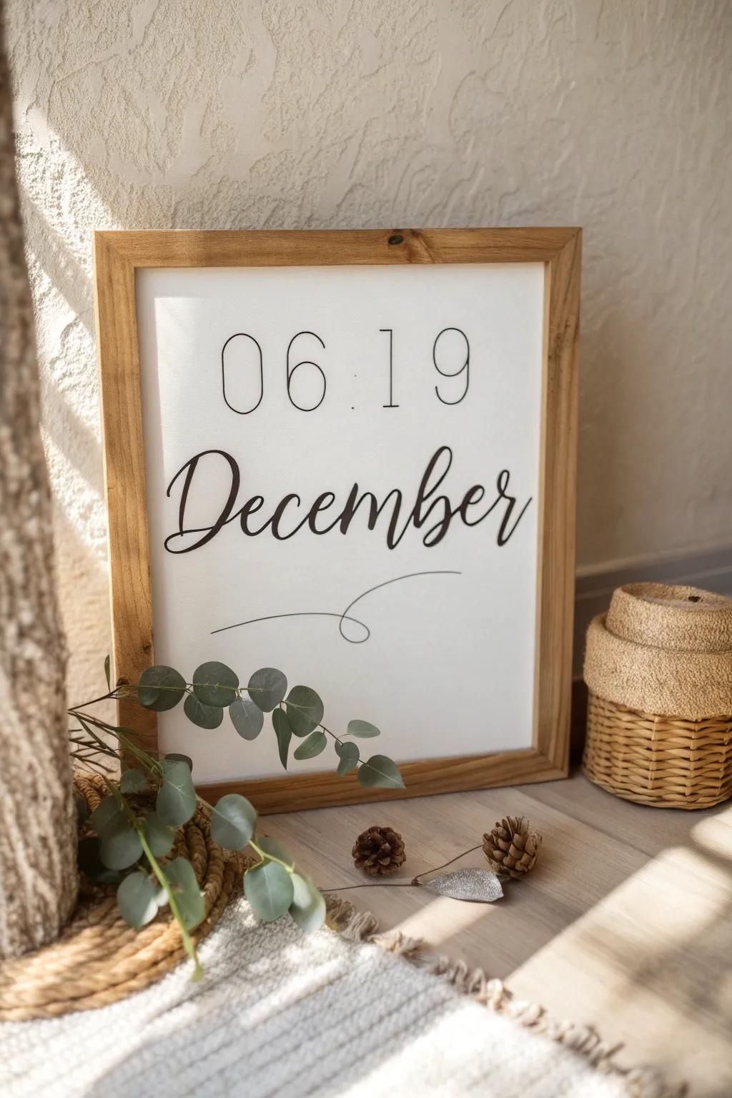 Embrace the anticipation with a handcrafted holiday countdown that adds warmth and excitement to your home.