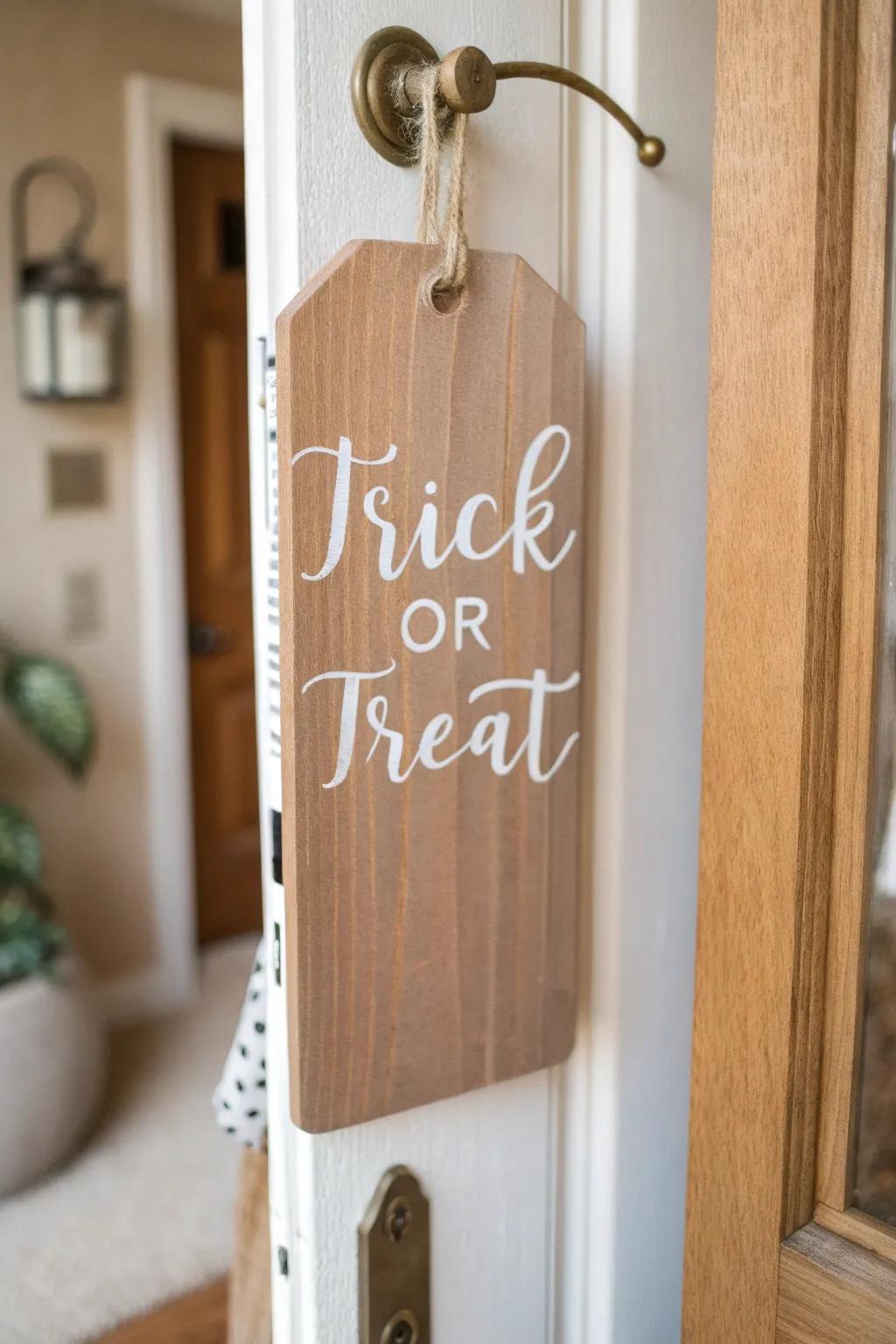 Elevate your Halloween decor with this chic and spooky DIY door hanger. Perfect for welcoming guests with style!