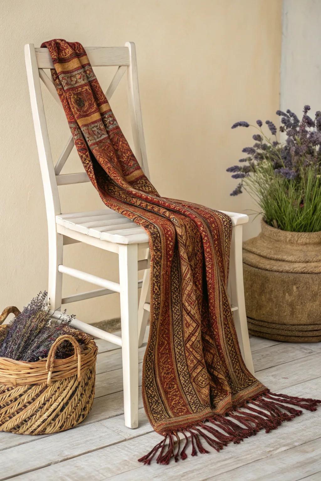 Add a pop of color to your pirate look with a vibrant, handcrafted sash. Perfect for a touch of boho elegance.