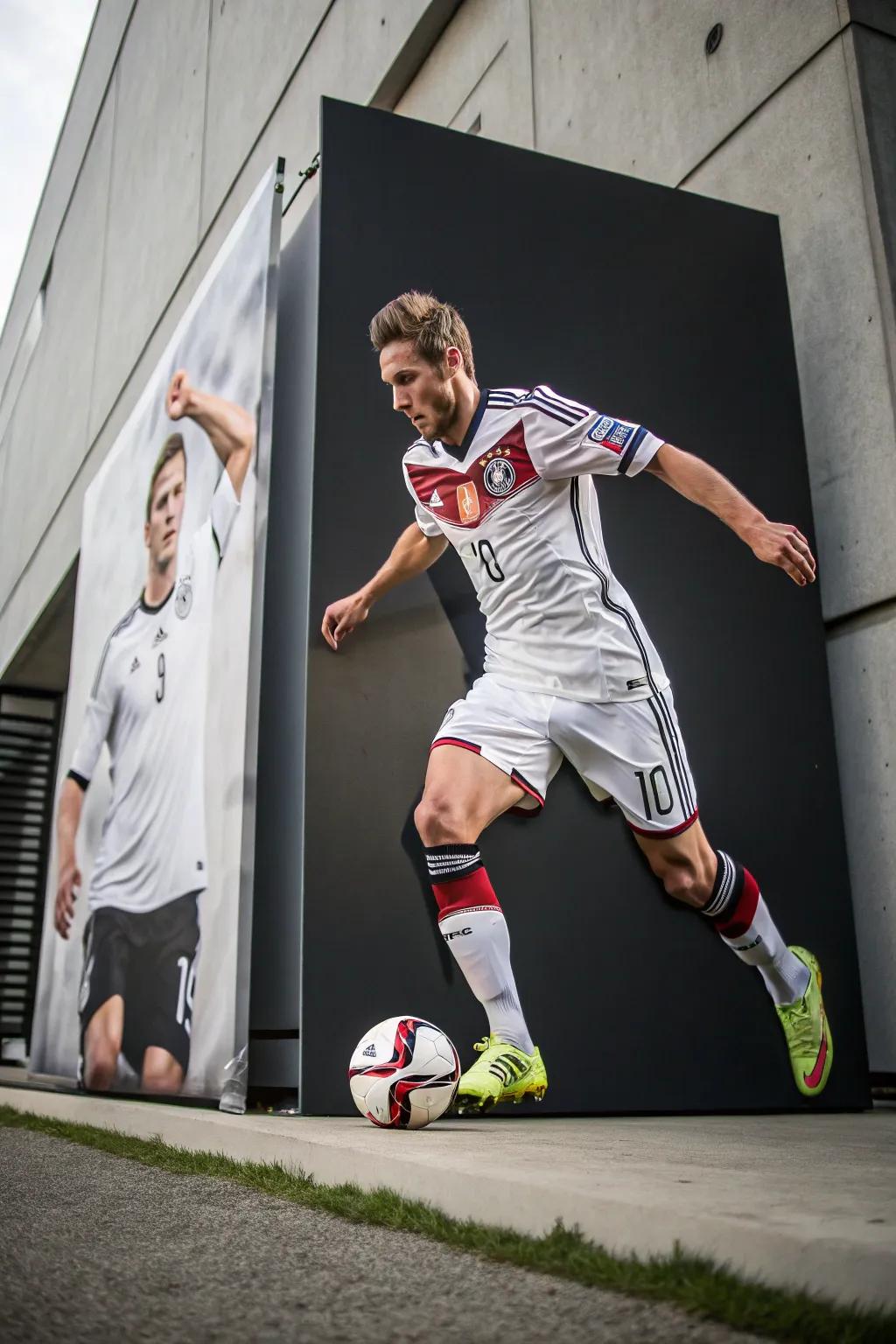 Celebrate your soccer hero with a standout DIY poster that captures the essence of greatness.