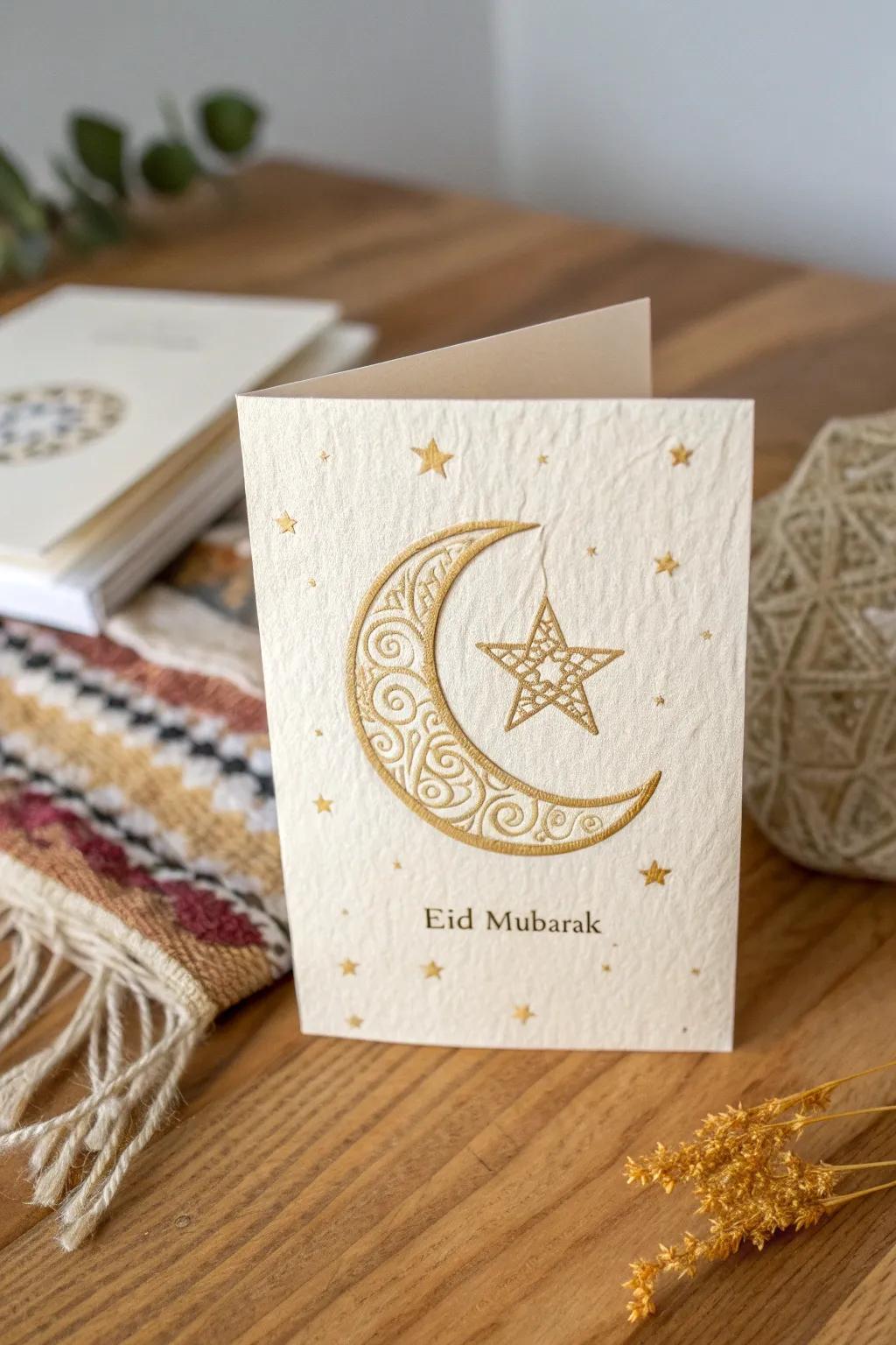 Celebrate Eid with heartfelt elegance – handcrafted cards that speak from the heart.