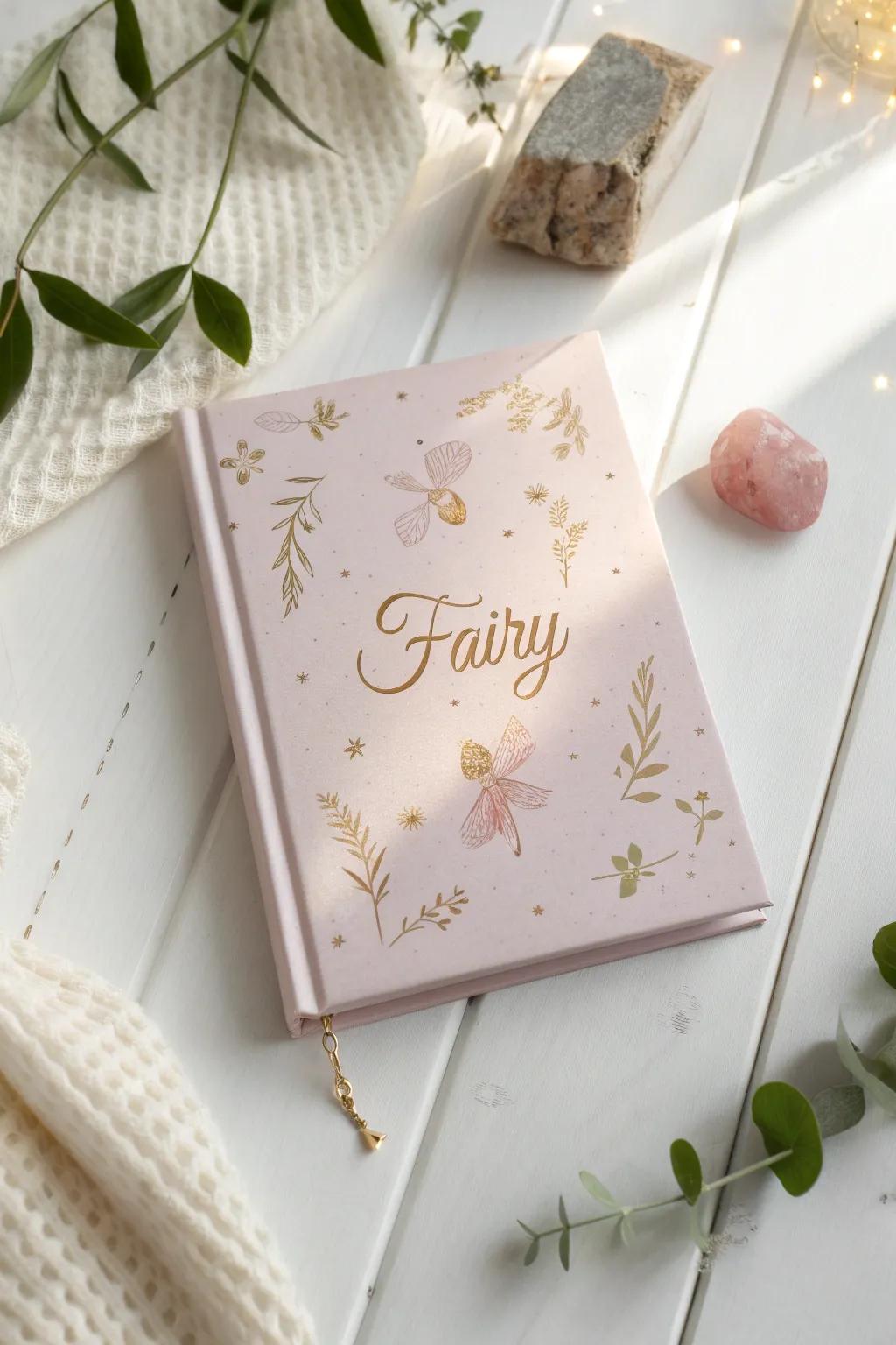 Capture the magic: Personalized fairy notebooks for whimsical adventures.