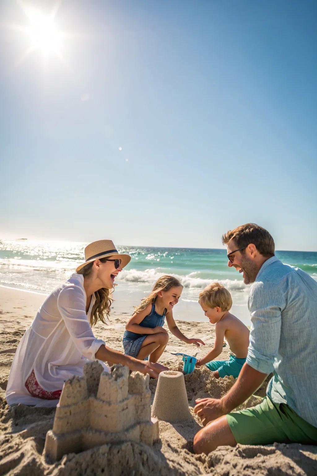 Feel the joy of the beach in your family photos.