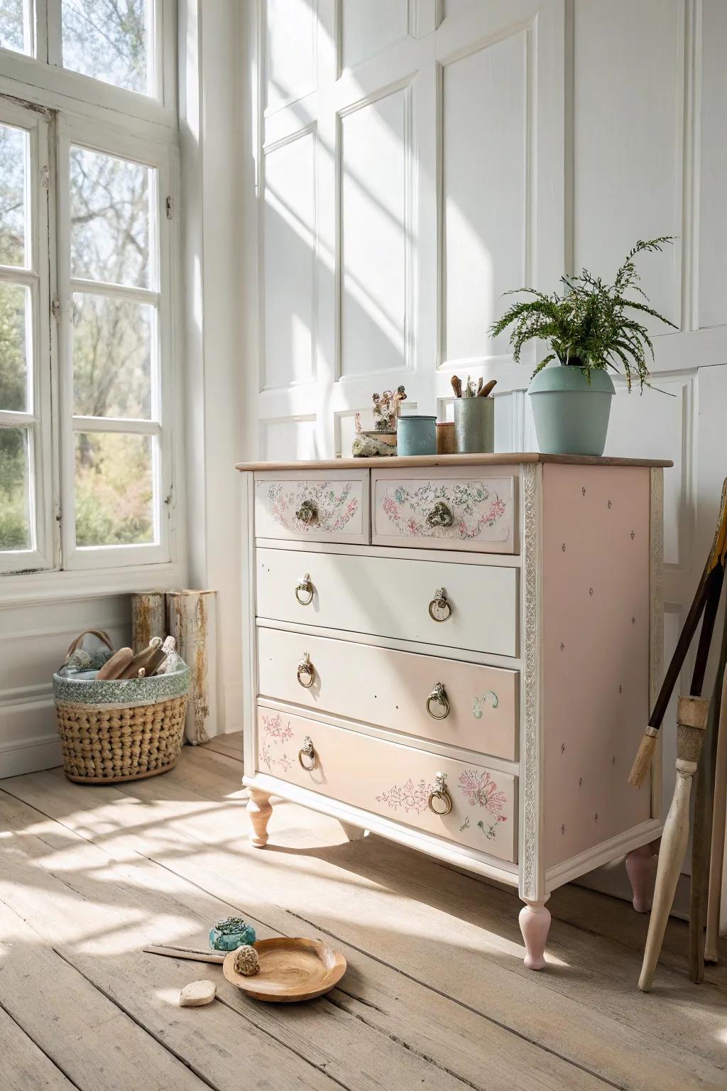 Transform your old dresser into a stunning piece with these simple and fun paint ideas!