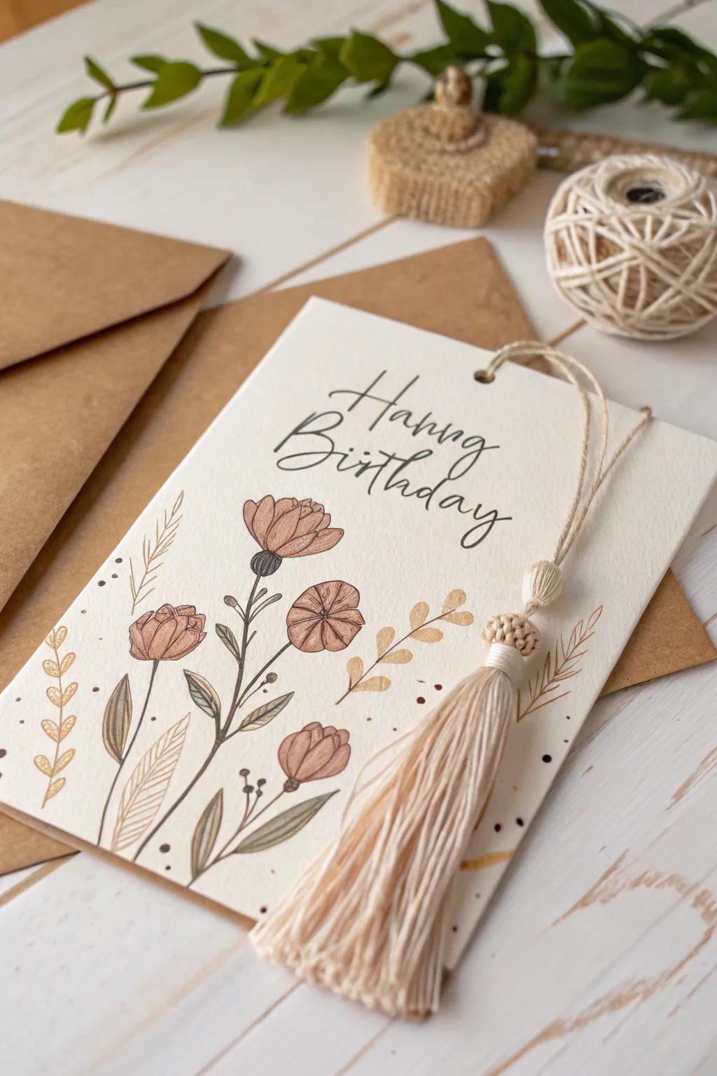 Craft a card with love: your DIY masterpiece for a heartfelt birthday wish.