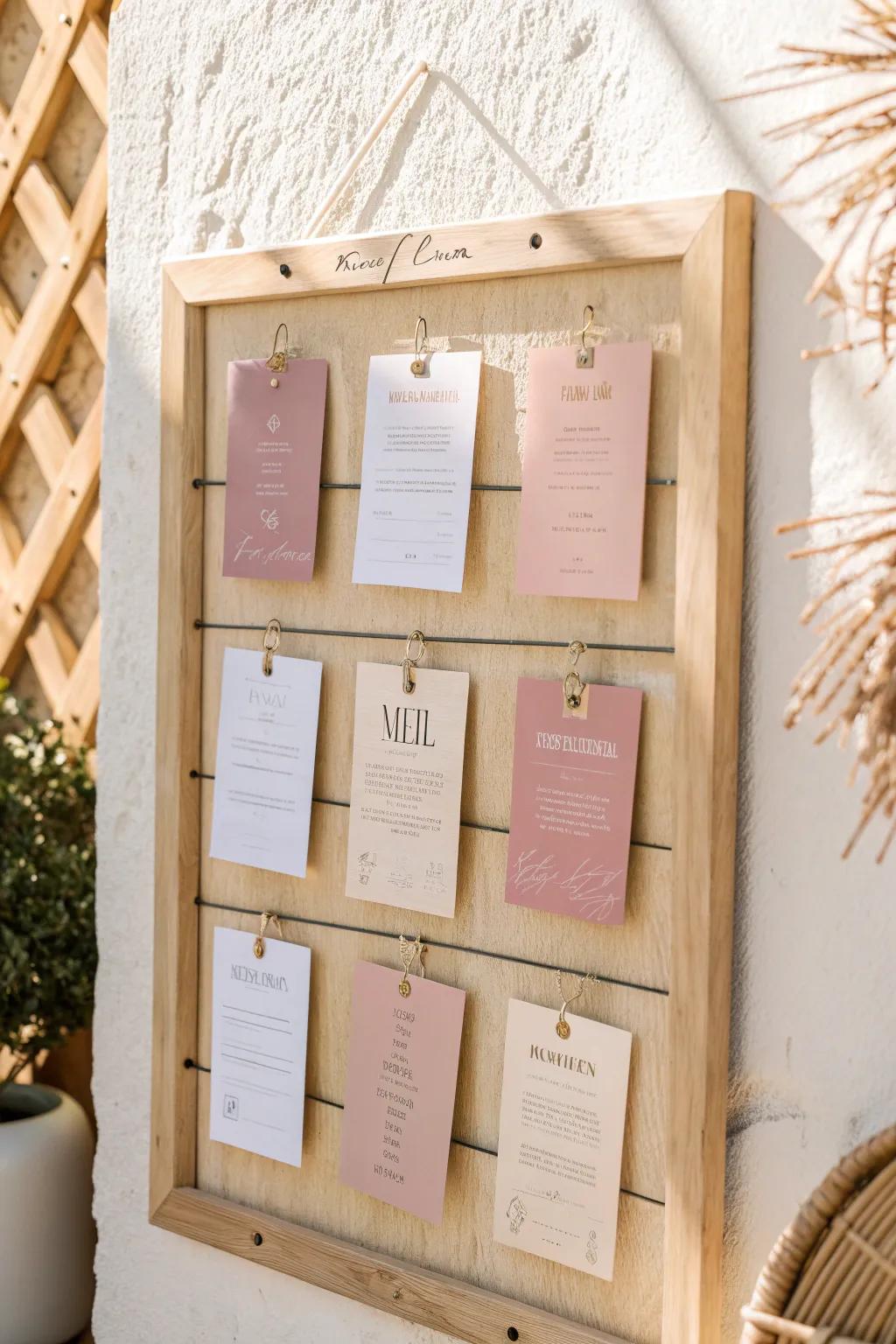 Capture your cherished moments with a beautifully curated memory board that tells your story.