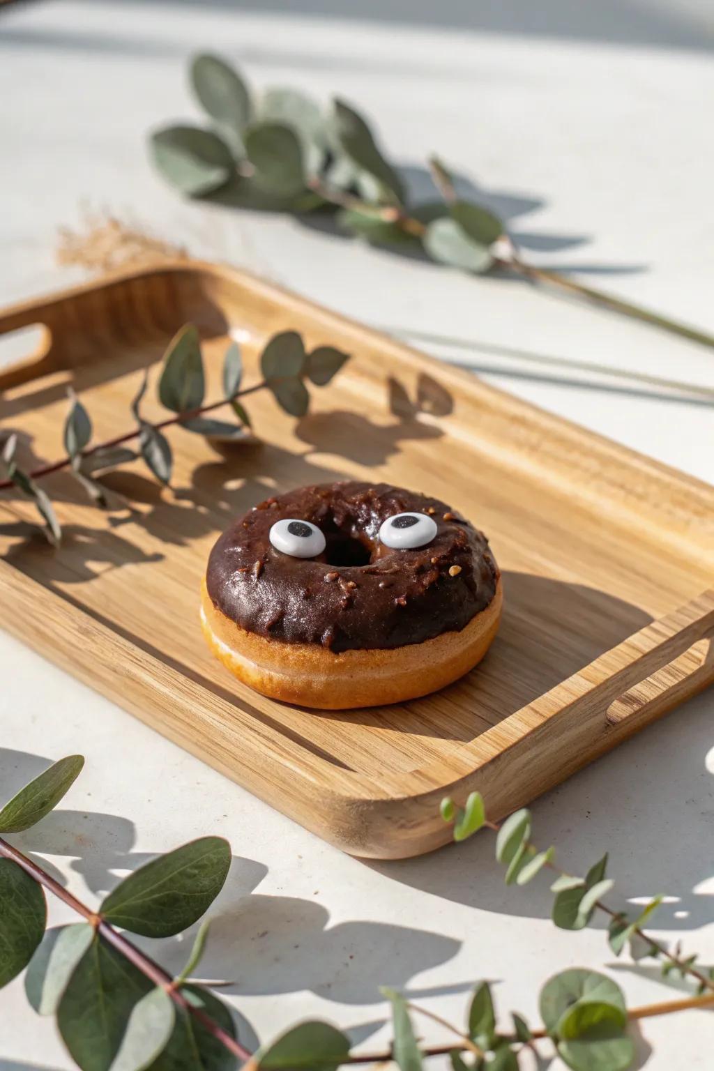 Add a whimsical touch to your Halloween with these charming Monster Eye Donuts!