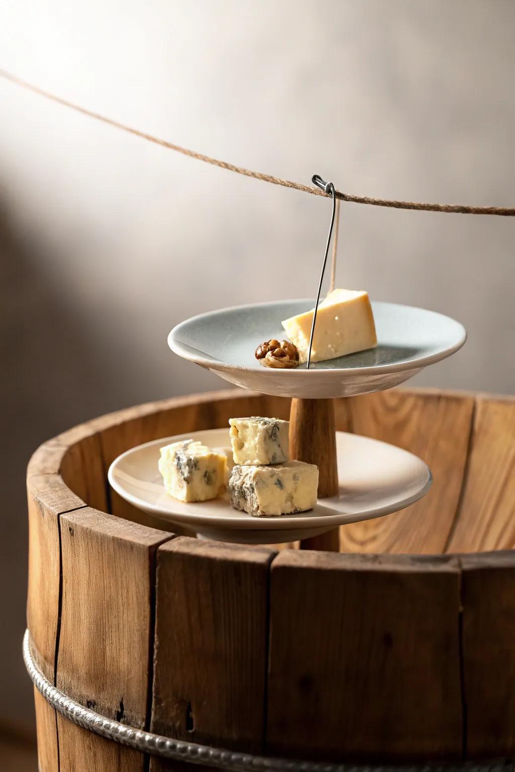 Craft a clever solution with style: The Swinging Plate Trap for a touch of rustic ingenuity.