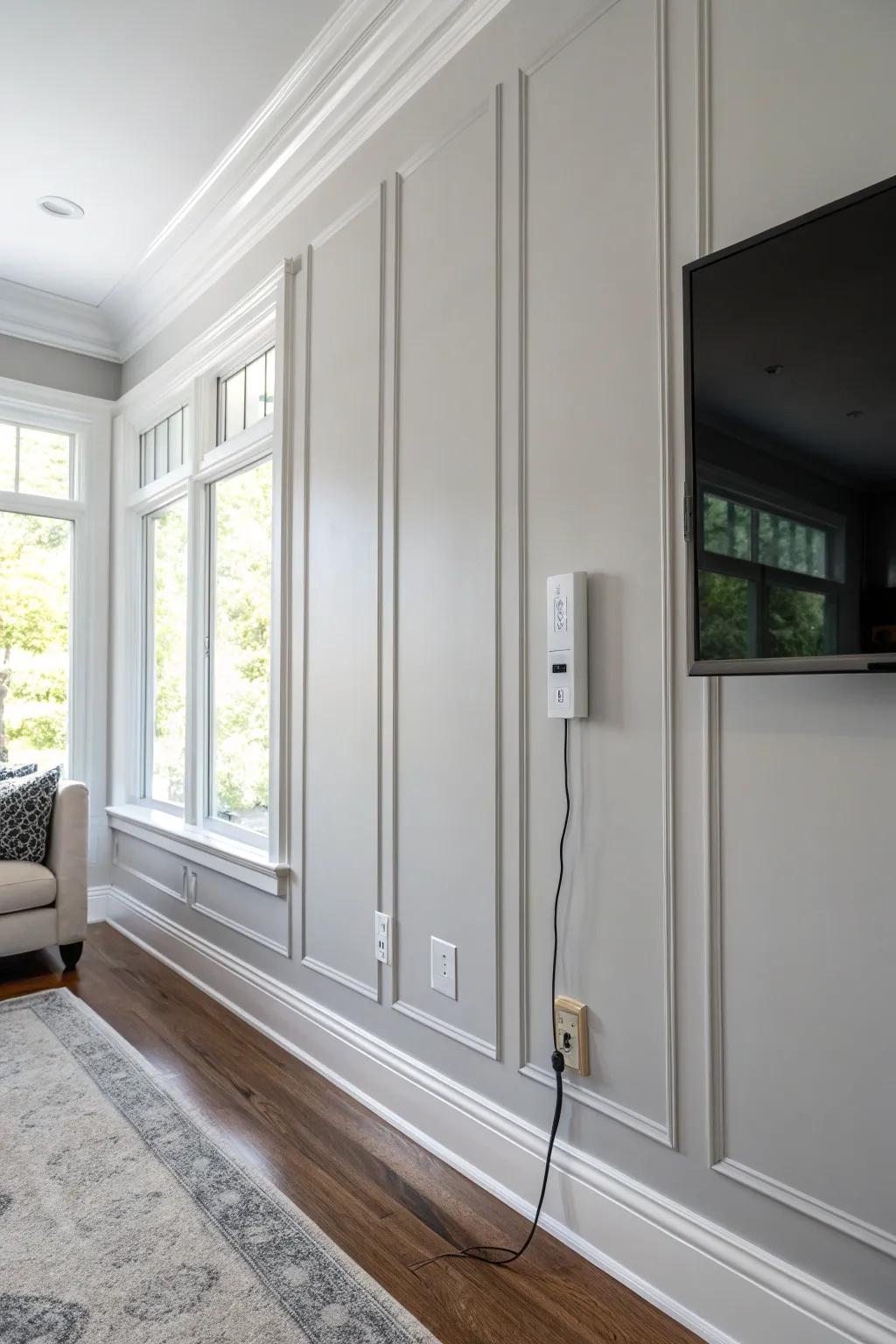 Elevate your space with a seamless cord cover solution.