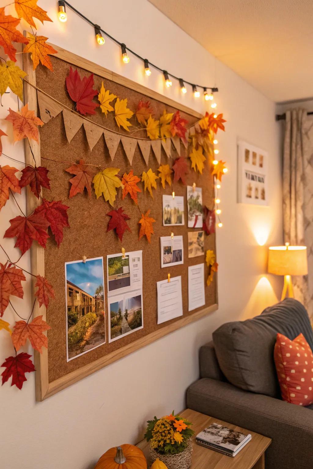 Seasonal bulletin boards keep your decor vibrant and timely.