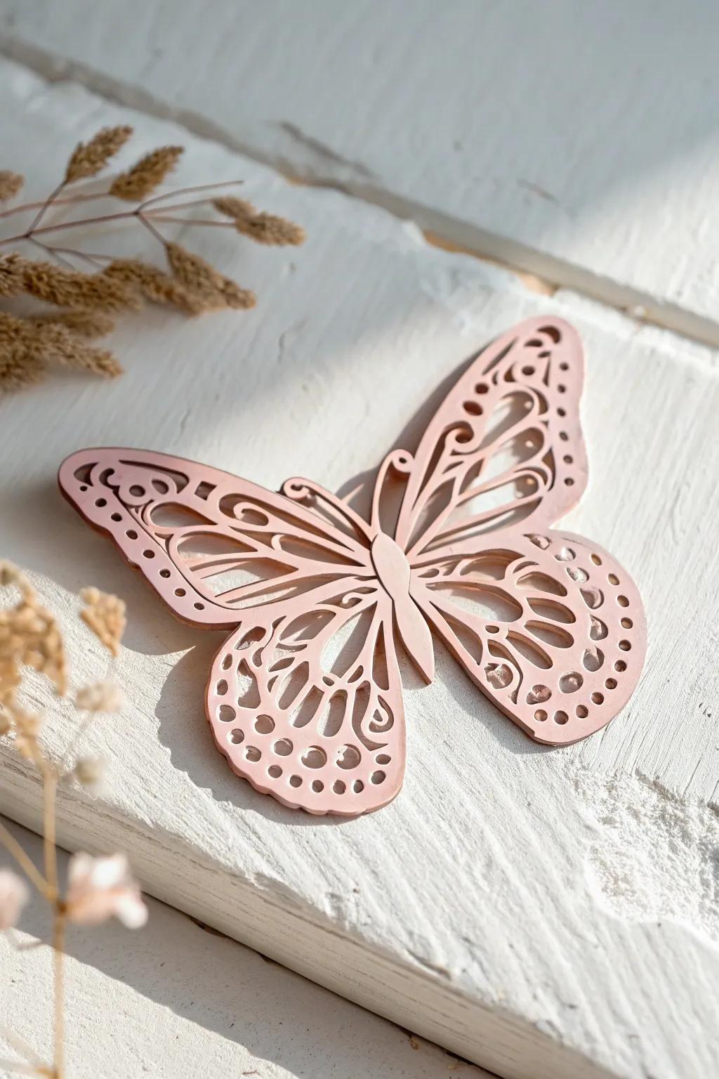 Whimsical butterfly magnets that bring a touch of nature and charm to your fridge. Perfect for a Mother's Day craft project!