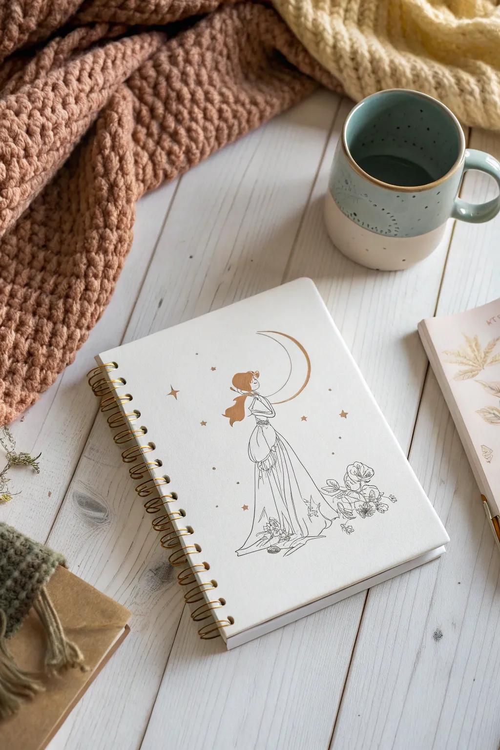 Elevate your notebook game with a pop culture twist—where Scandinavian minimalism meets boho charm.