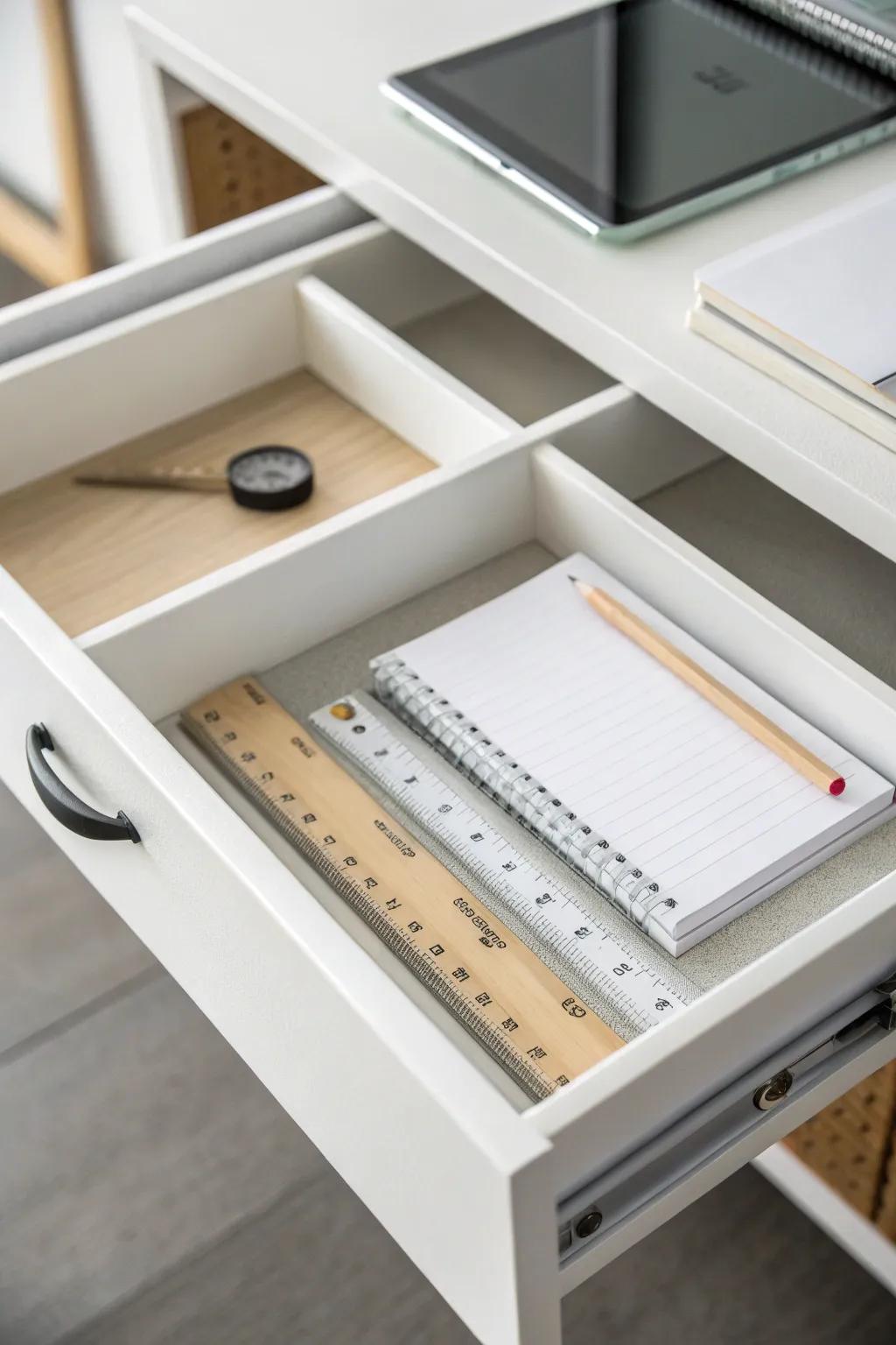 Minimalism in your drawers leads to a clutter-free mind.