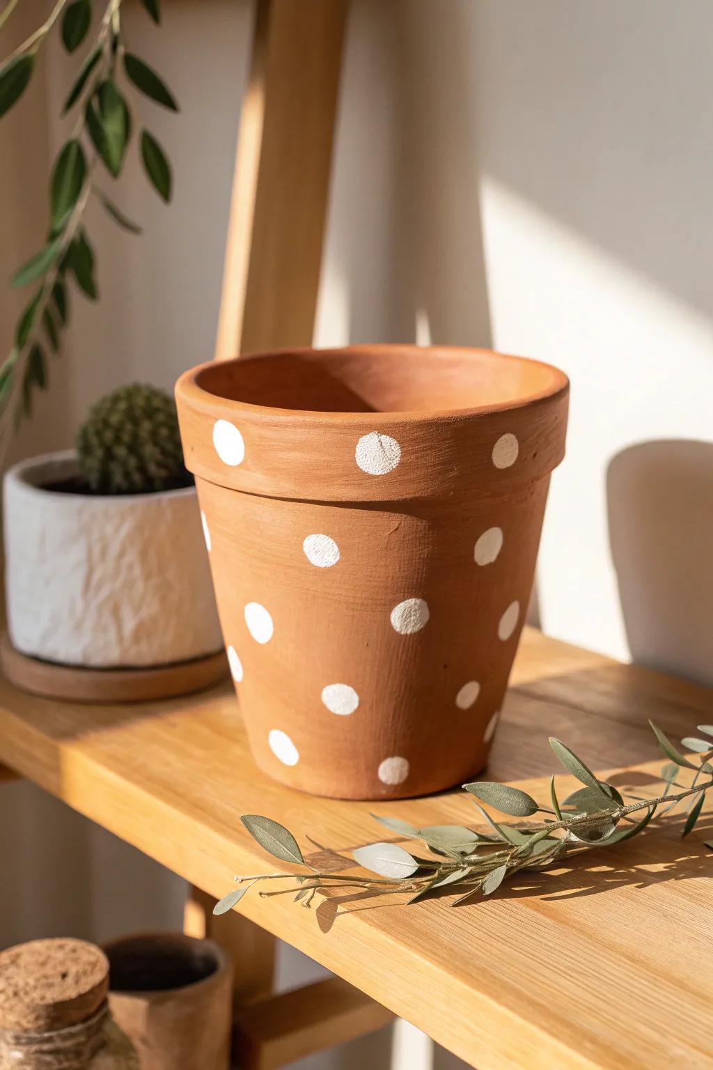 Add a playful touch to your space with timeless polka dots!