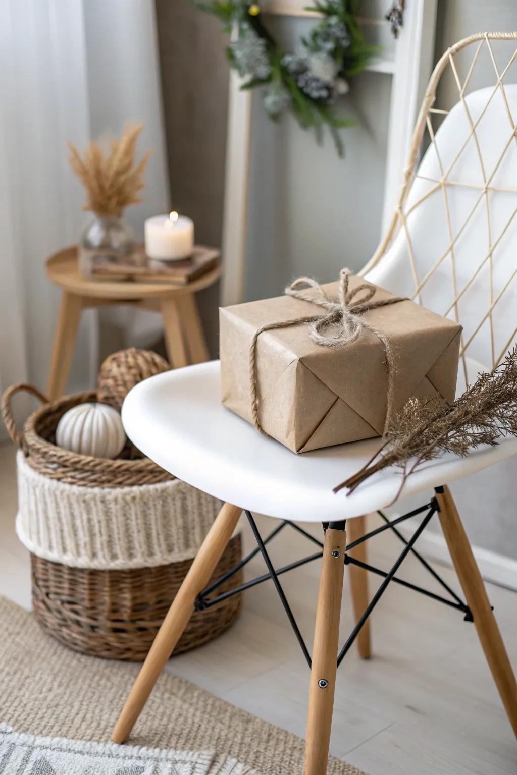 Crafty Confusion: When a gift becomes a chair, surprises await!