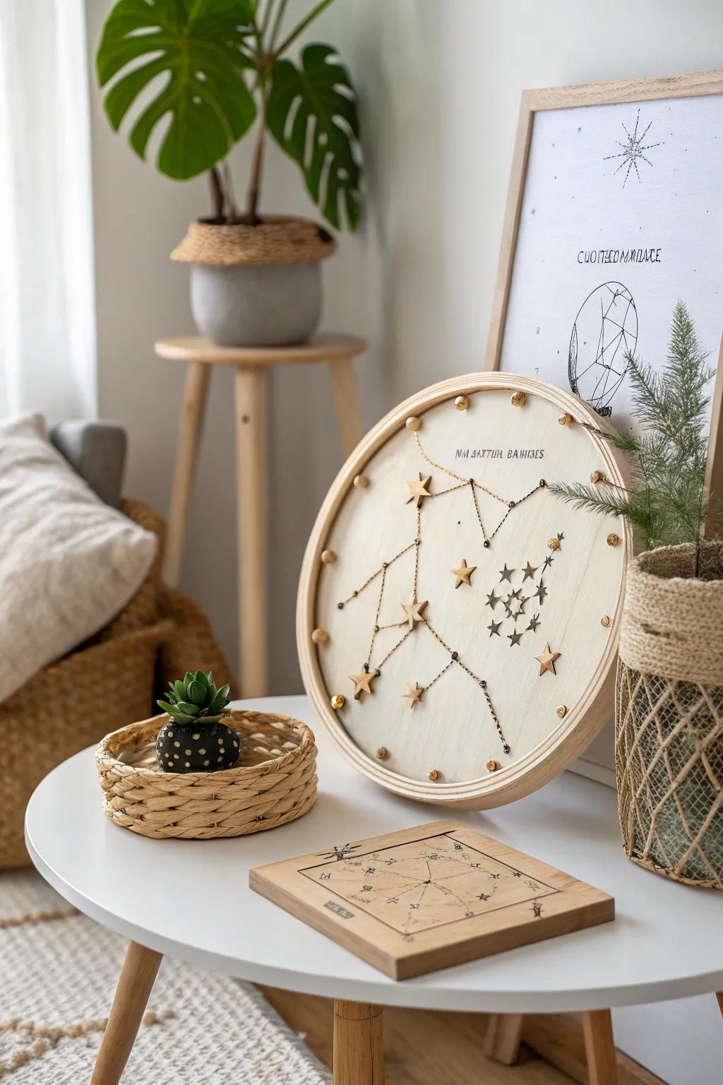Explore the stars with a touch of elegance and simplicity. ✨🌿 #ScandinavianDesign #BohoChic #StarGazing
