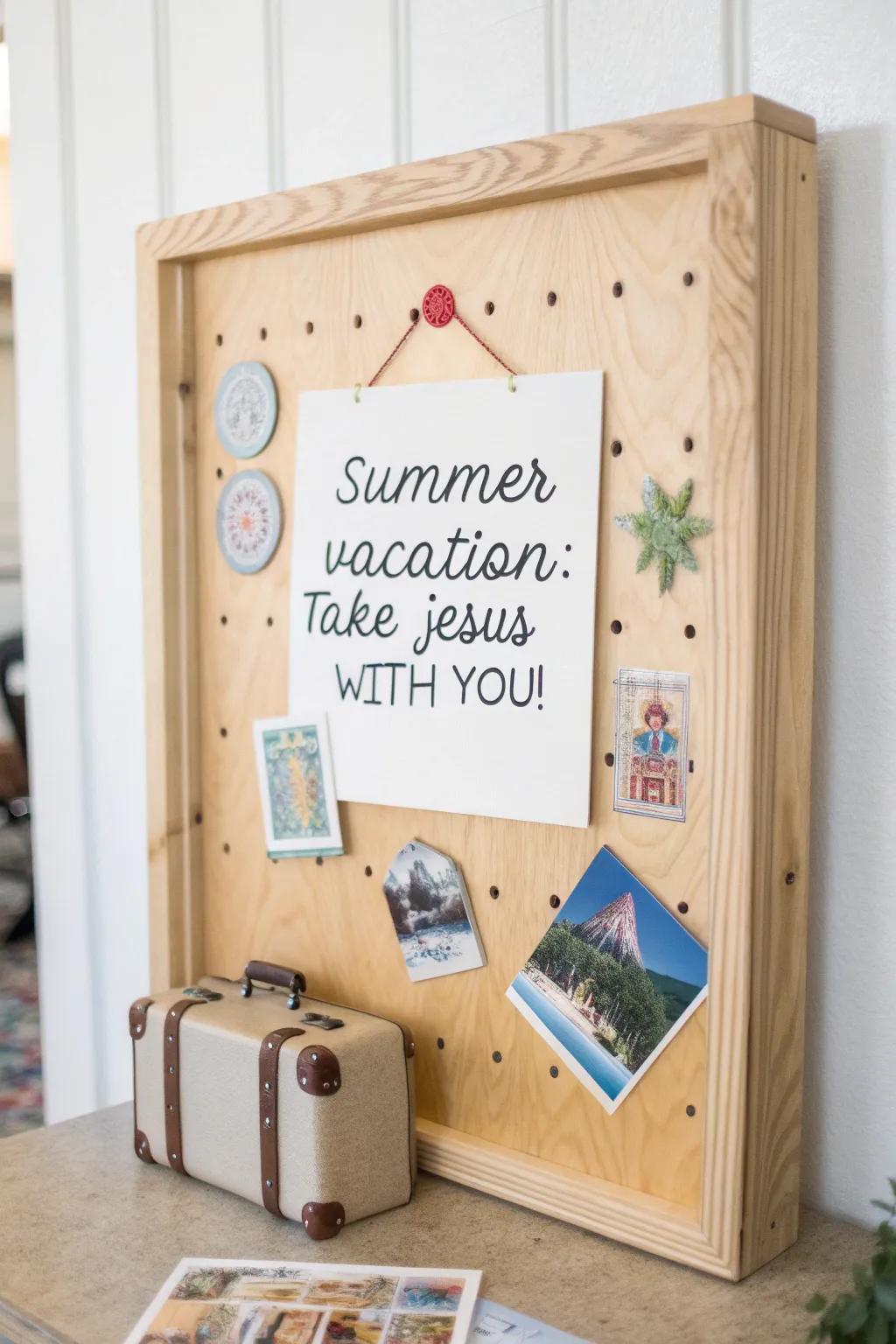 Embark on a soul-refreshing journey this summer: Take Jesus with you and let faith be your compass.
