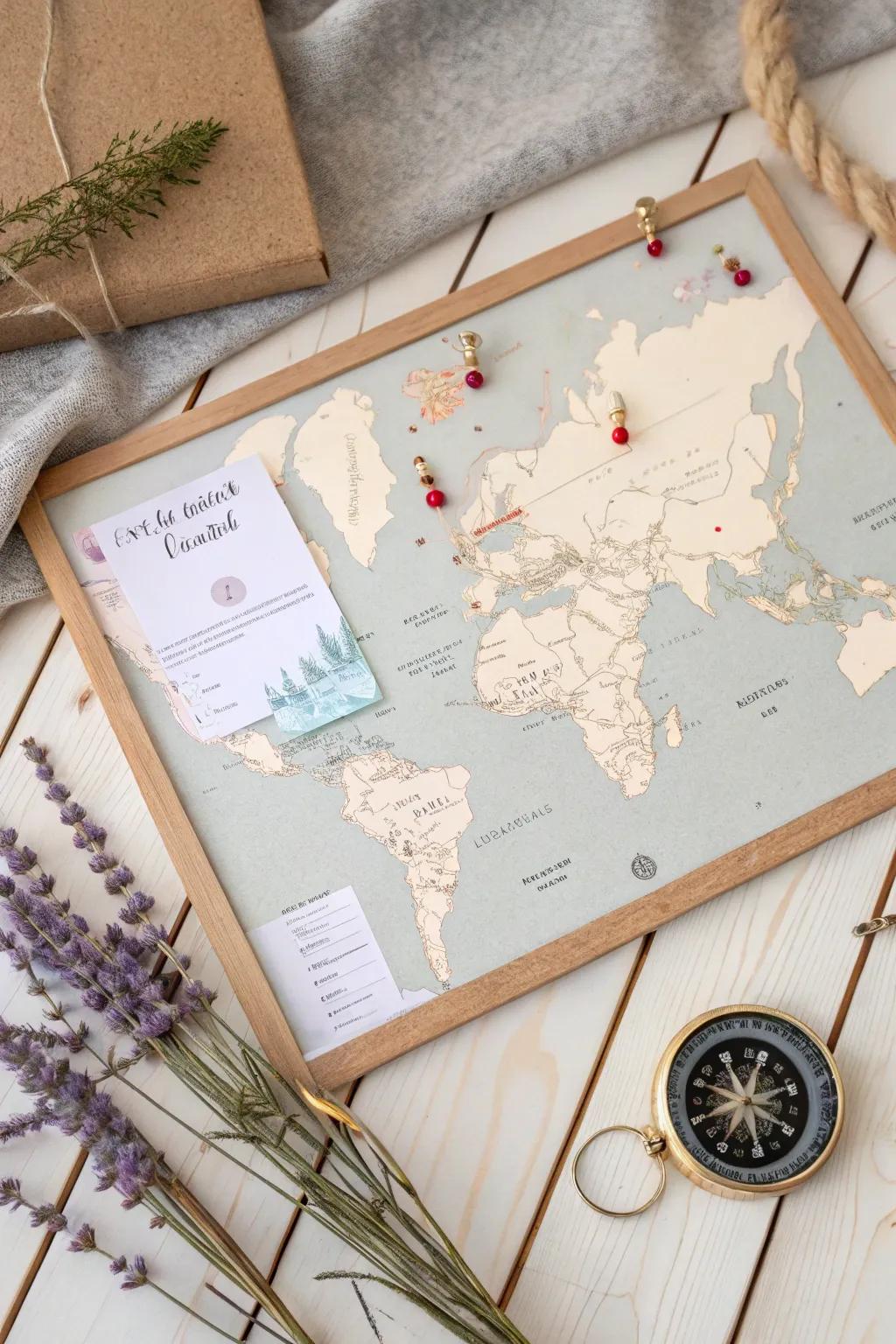 Plot your dream adventures with a touch of elegance and simplicity. #TravelTrails