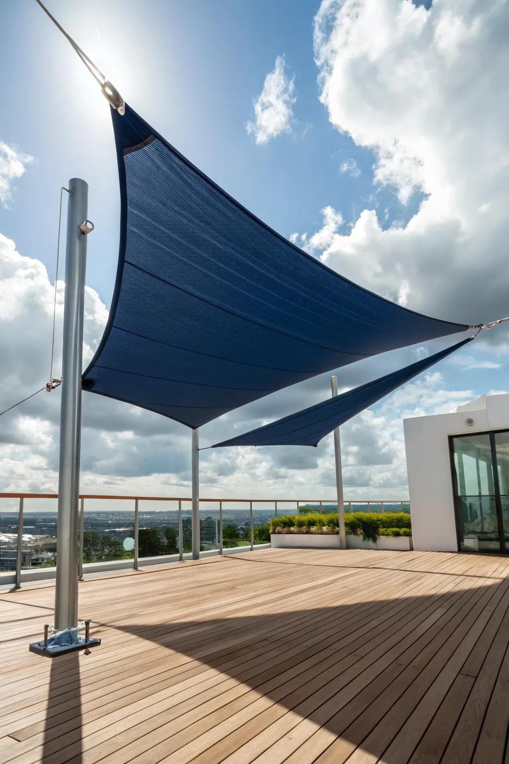 Elevate your deck with a touch of elegance; discover the allure of shade sails in style.