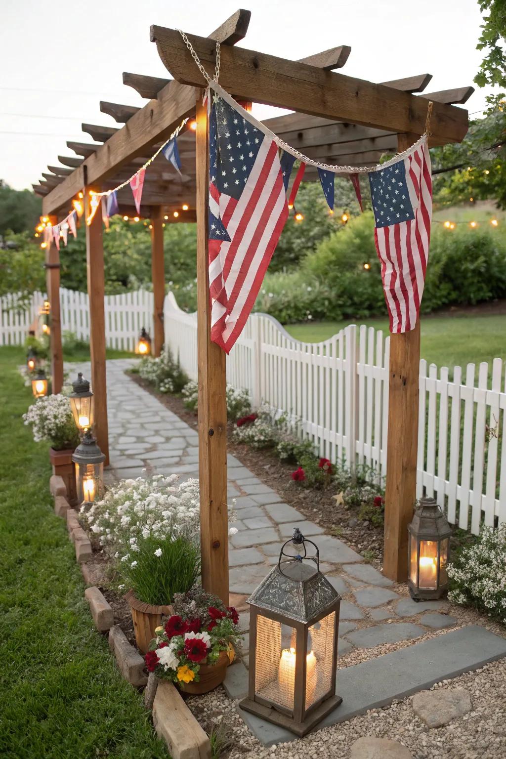 Nostalgic Americana decor that adds charm and character.