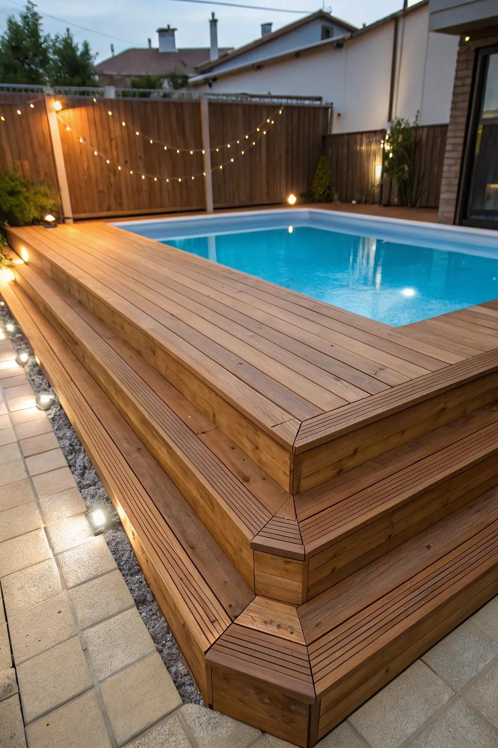 Transform your space with a versatile floating deck—style meets practicality on a budget.