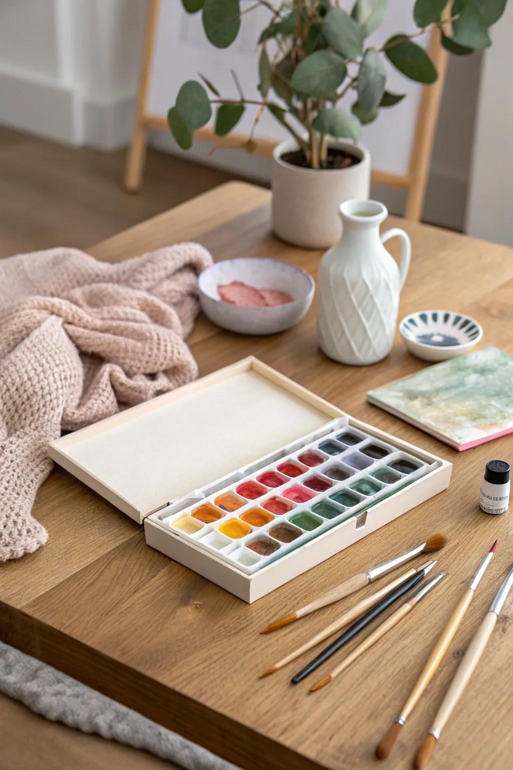 Unleash your creativity with this elegant DIY craft kit, perfect for a relaxing artistic escape.