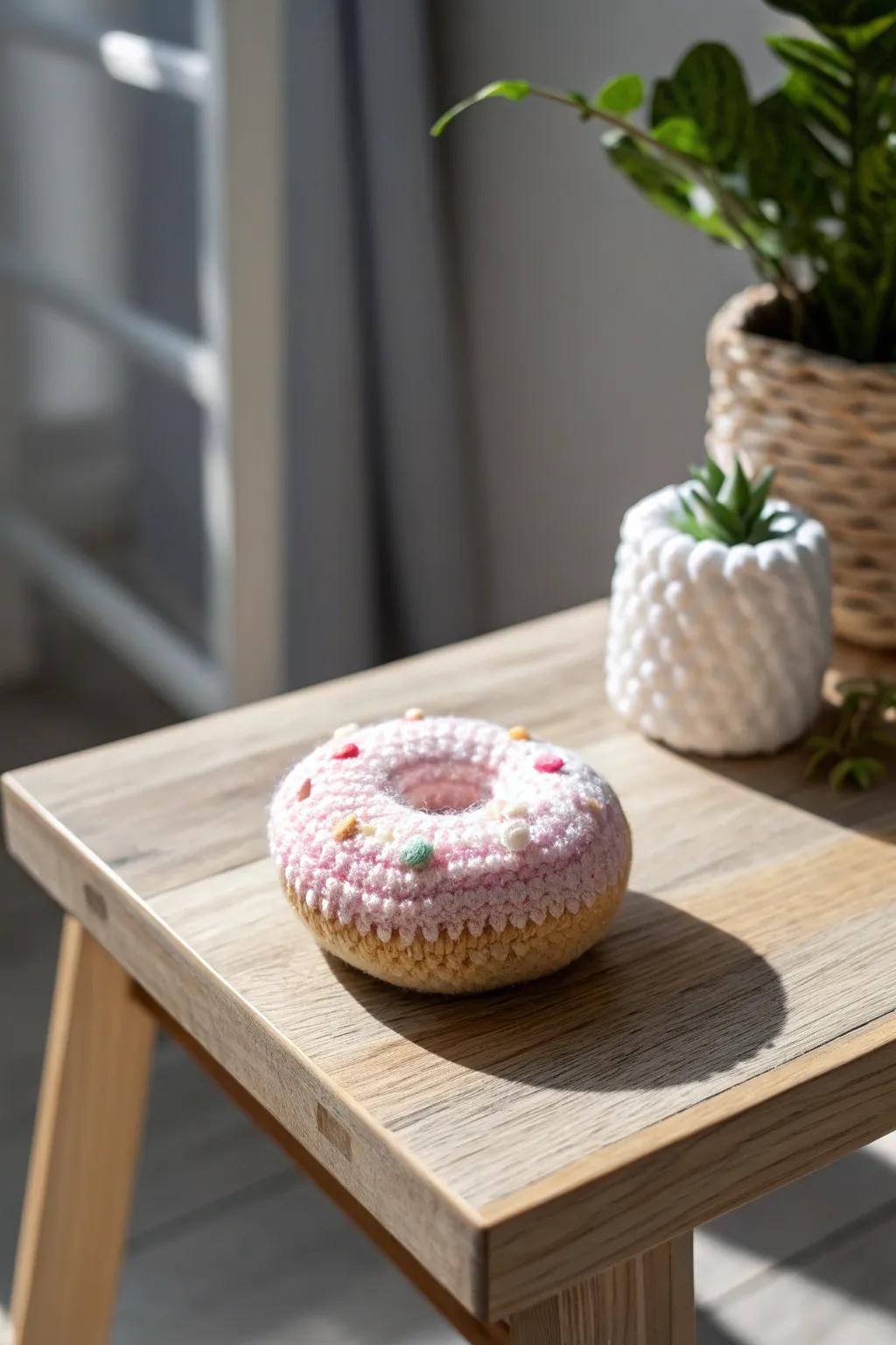 Craft your way to joy with these charming amigurumi mini donuts – the perfect quick and easy project!