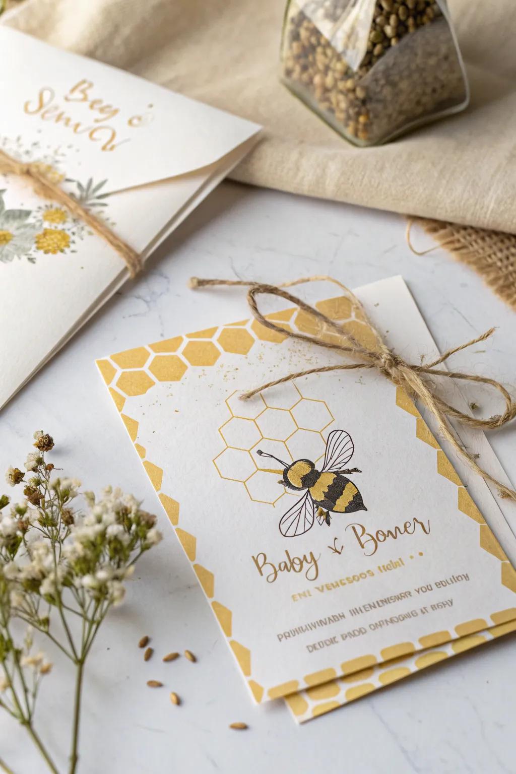Celebrate new beginnings with a sweet honeycomb touch. 🐝✨