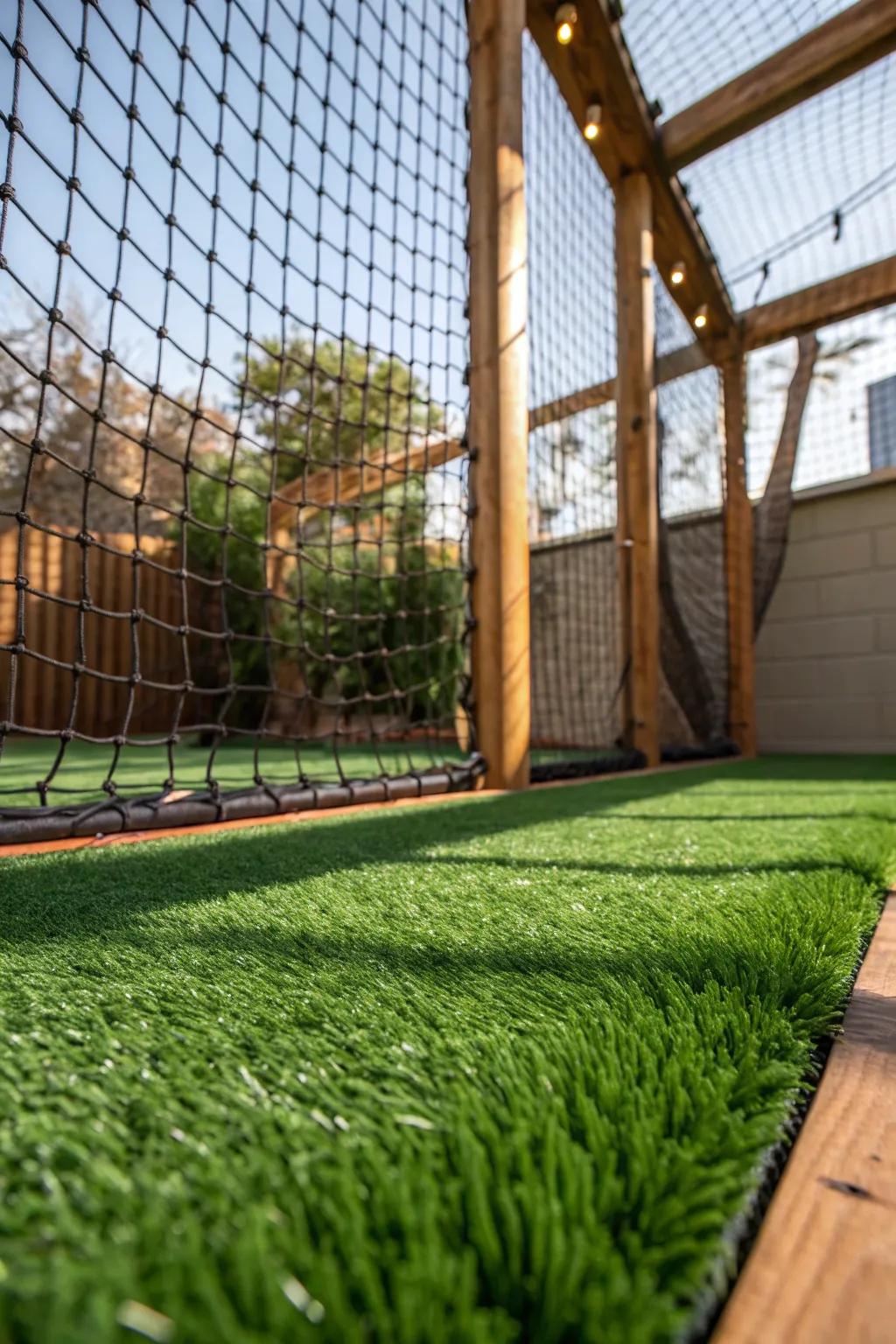 Step onto nature with eco-friendly turf—where craftsmanship meets the great outdoors.