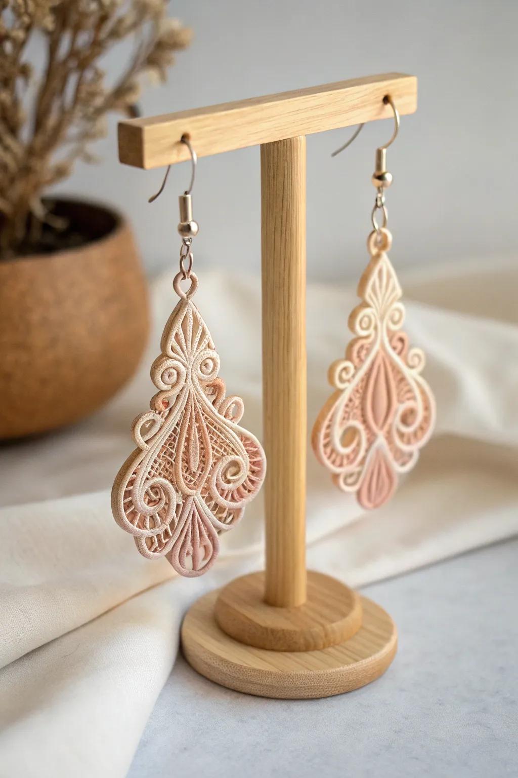 Discover the art of simplicity with handmade 3D pen jewelry – where minimalism meets boho elegance.