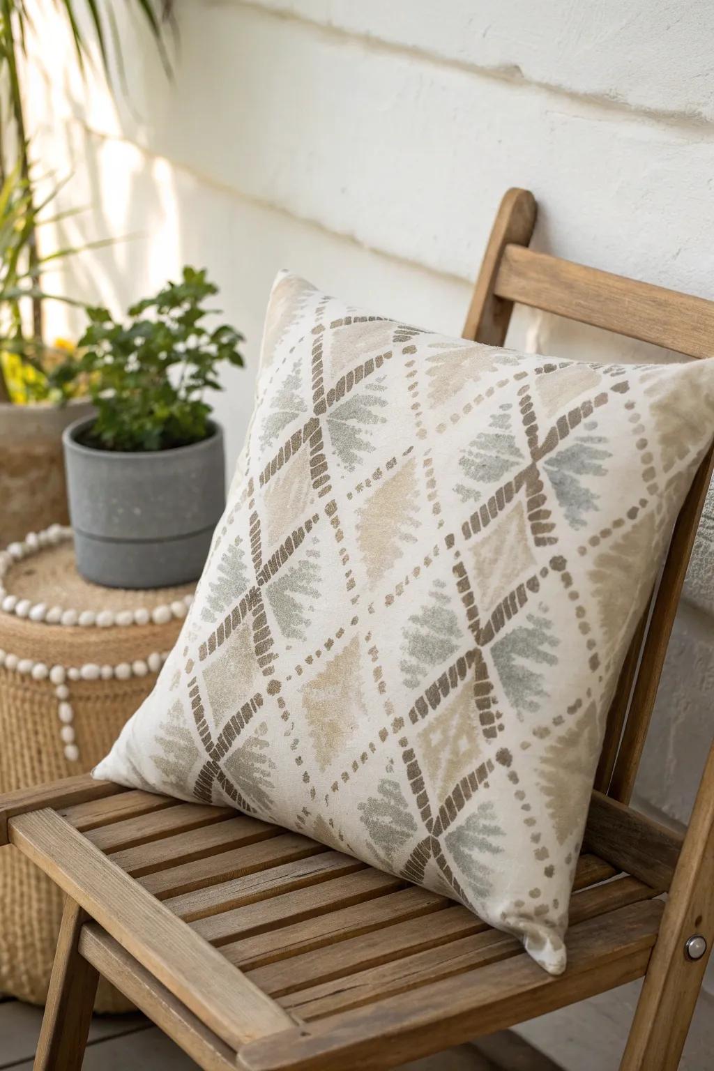 Embrace elegance with muted neutrals: Discover the beauty of taupe, grey, and cream in tie-dye patterns for your home.