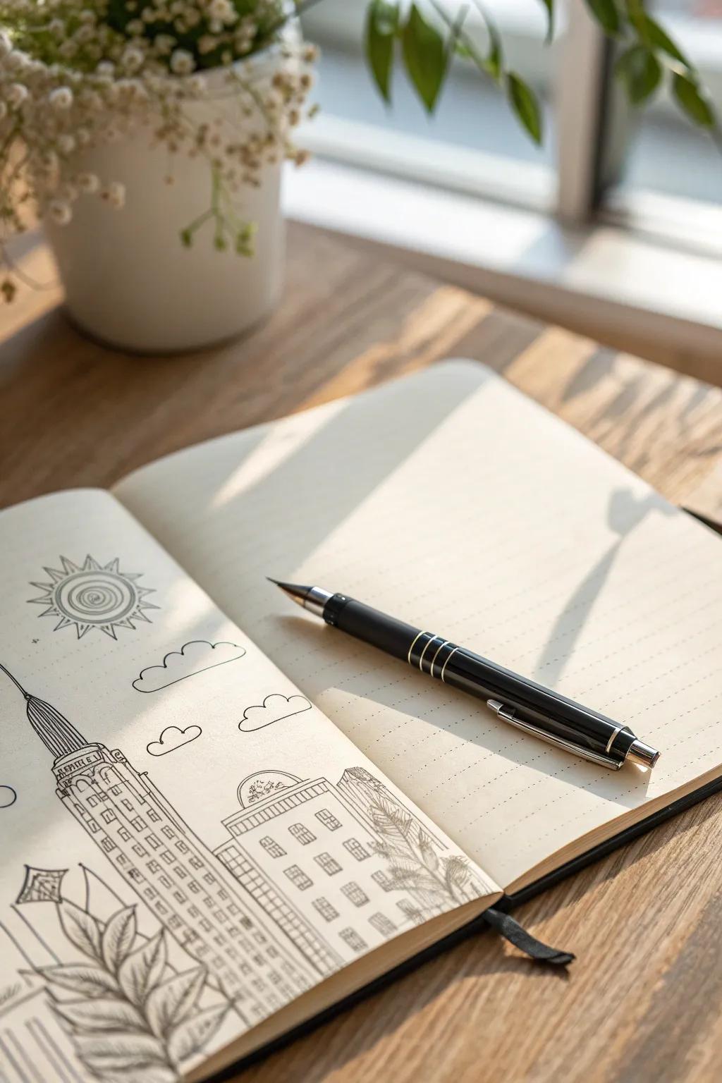 Unleash your creativity with a touch of urban inspiration. Dive into the art of cityscapes.