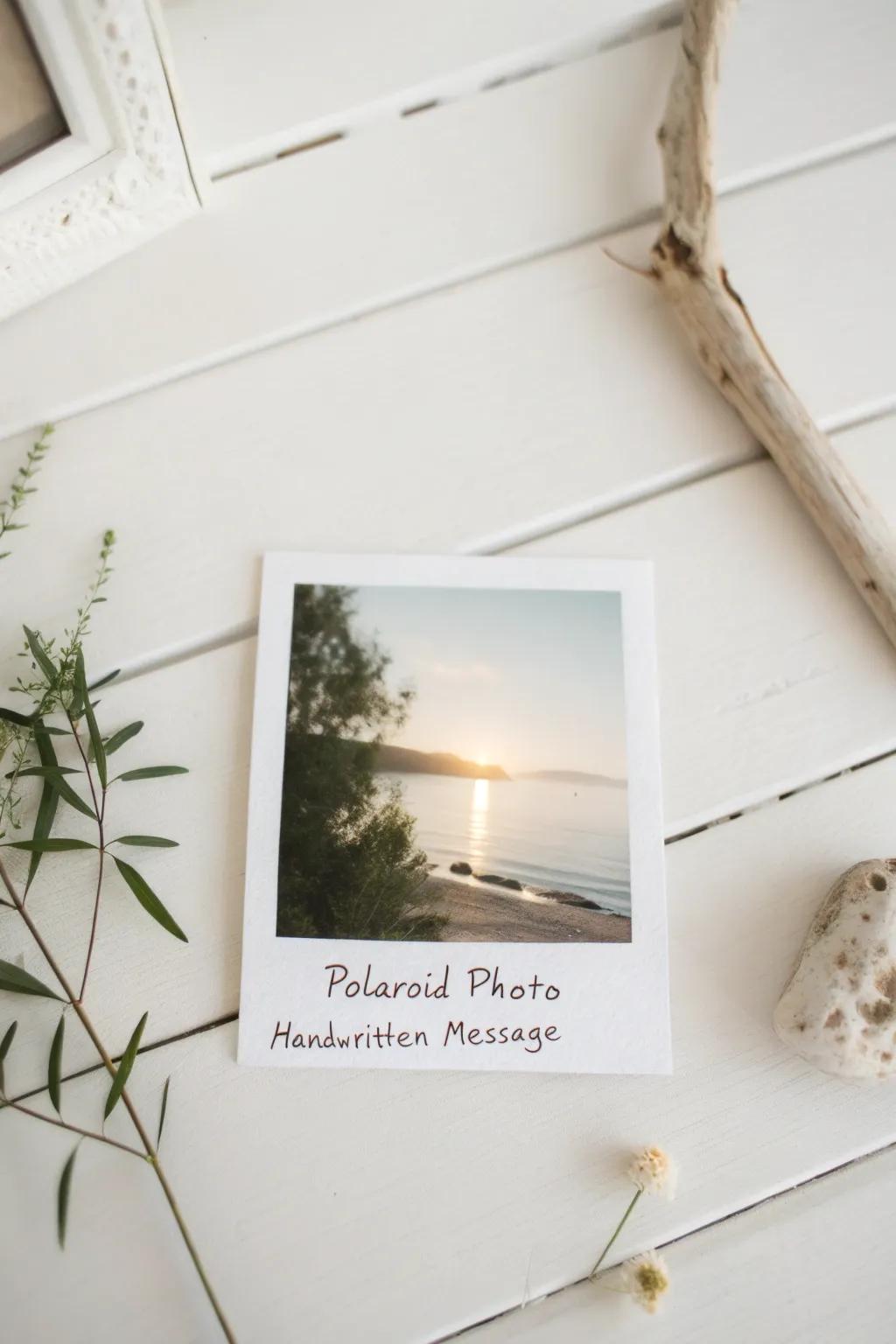 Capture memories with a personal touch: the timeless charm of Polaroid-inspired birthday cards.