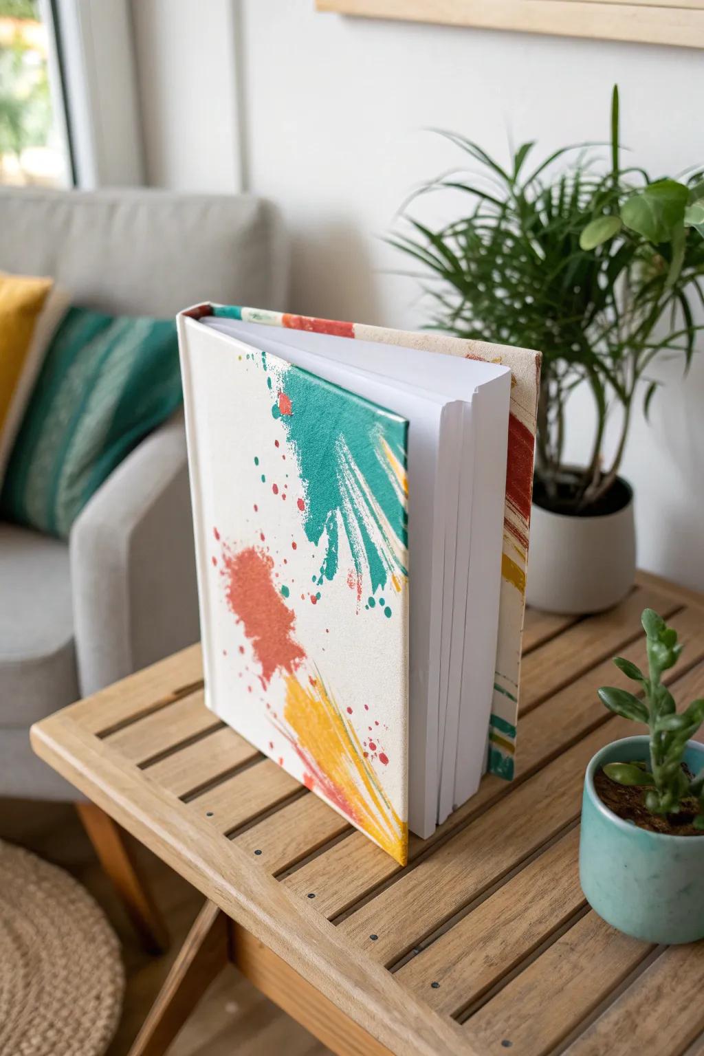 Infuse your reading nook with a splash of vibrant artistry.
