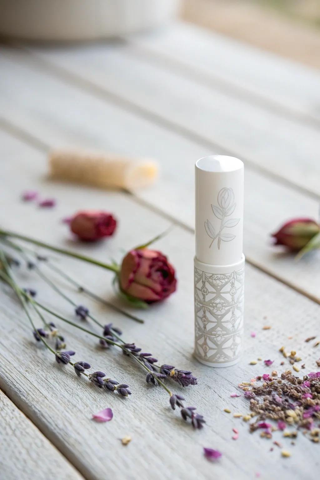Craft your bridal shower with a touch of elegance — DIY lip balms that embody natural beauty and simplicity.