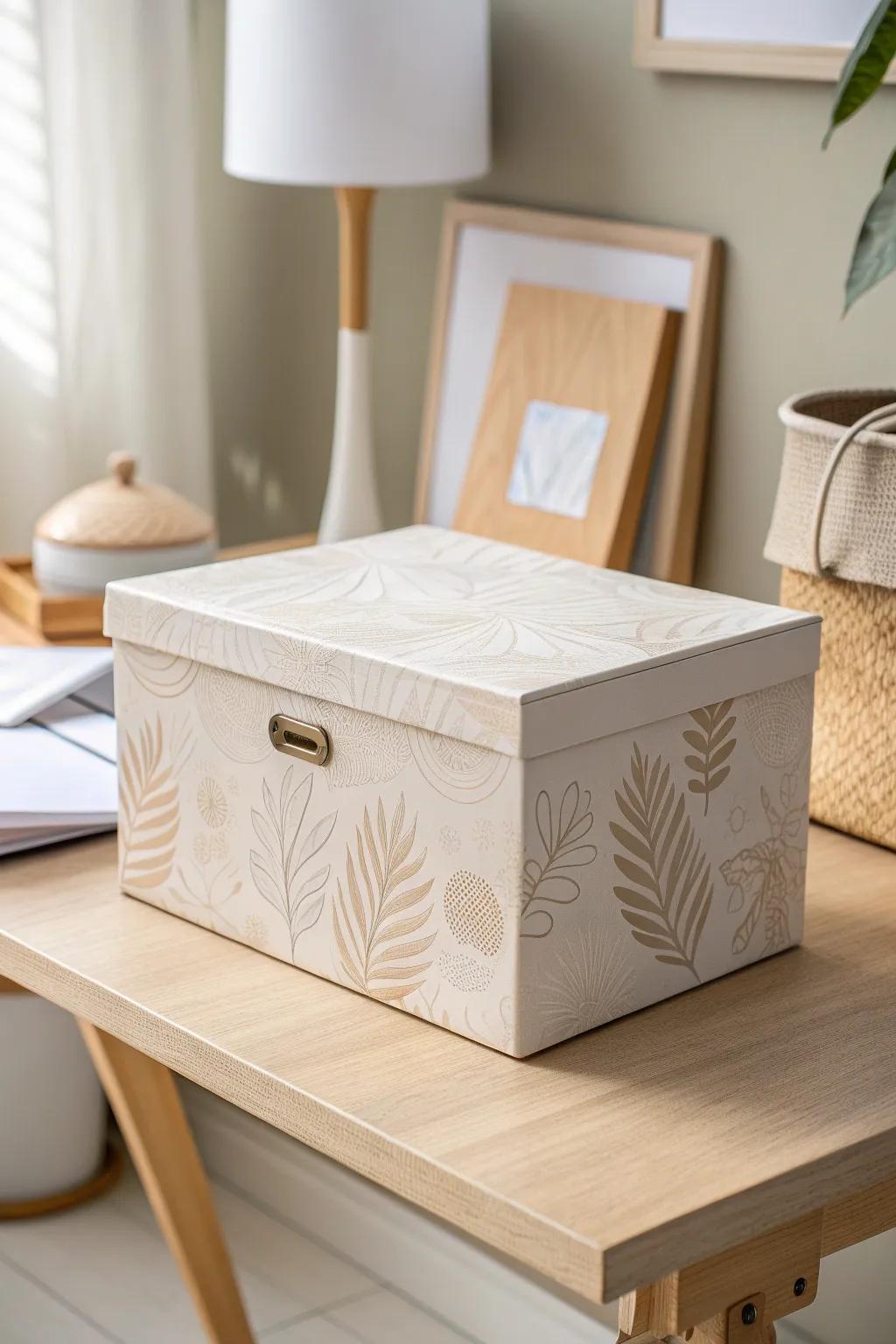 Transform your space with chic, handcrafted storage solutions.