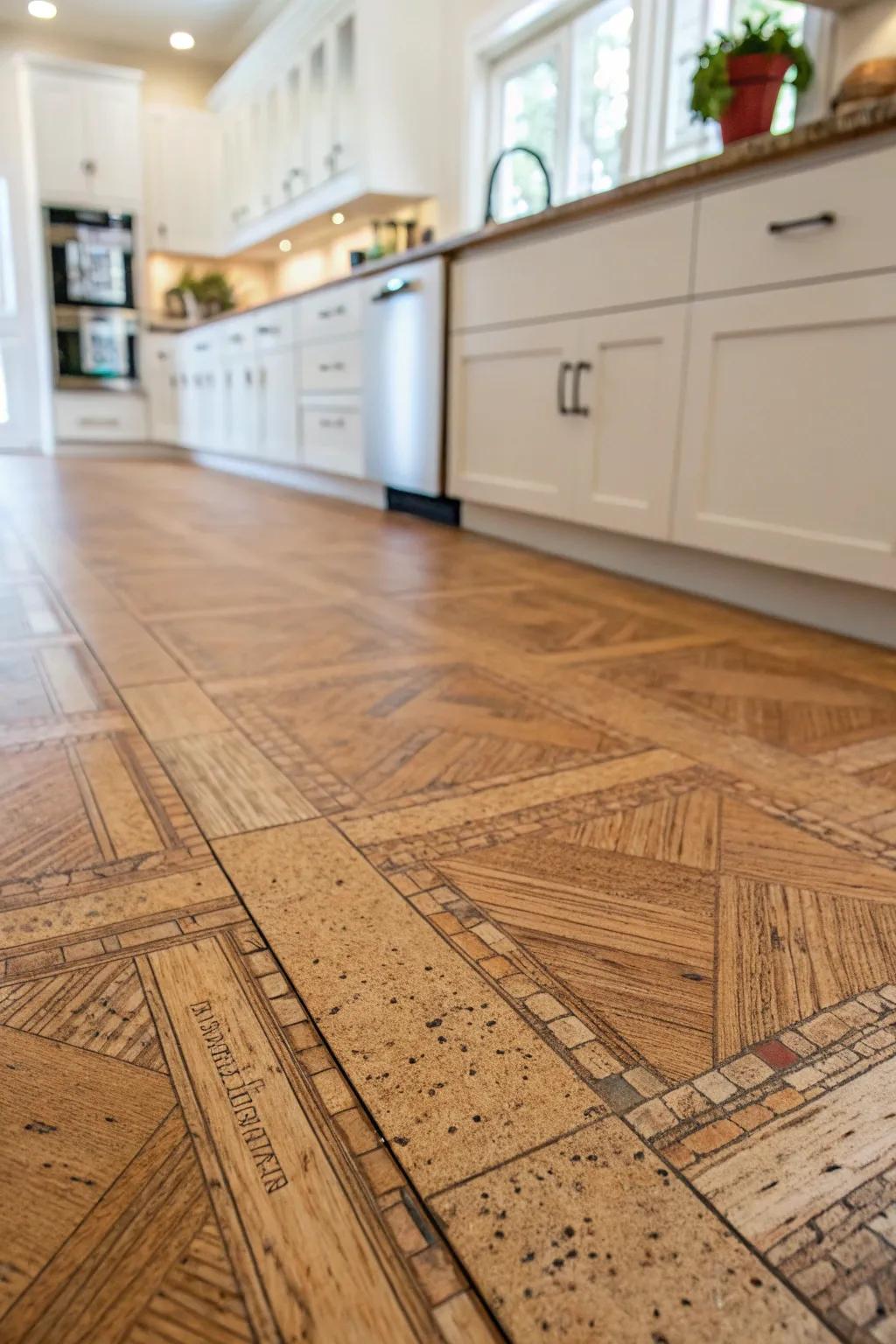 Transform your space with the warm elegance of cork flooring—where craftsmanship meets comfort.