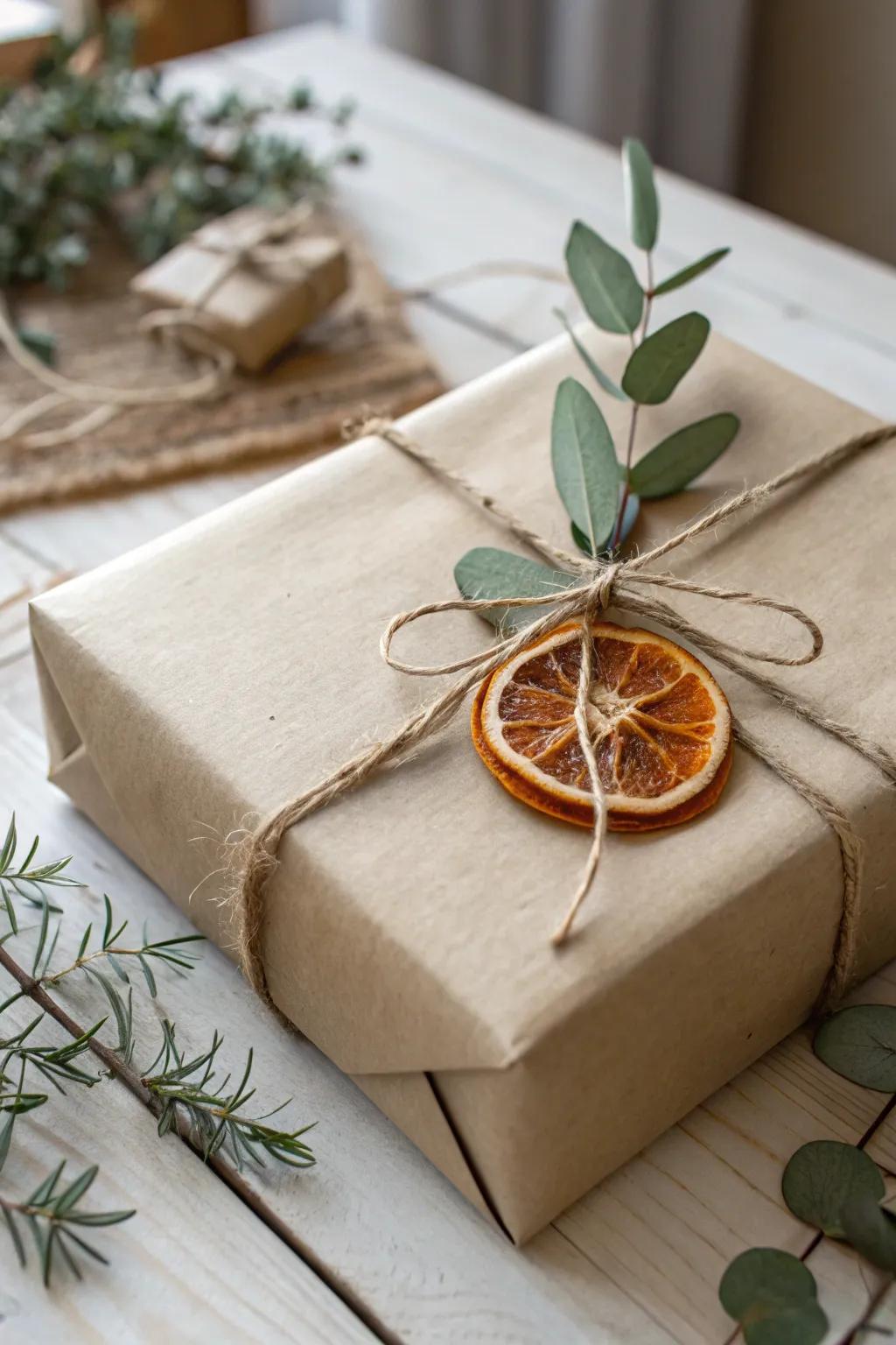 Elevate your holiday gifts with eco-friendly elegance. 🎁✨ #ScandiBoho #GiftWrapInspiration
