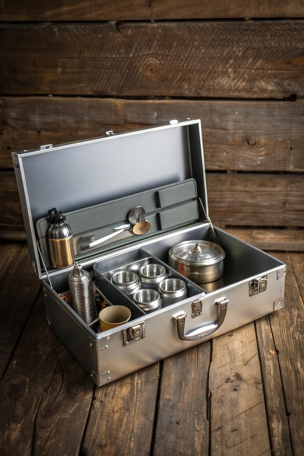 Elevate your outdoor experience with a lightweight aluminum chuck box—where modern design meets rugged functionality.