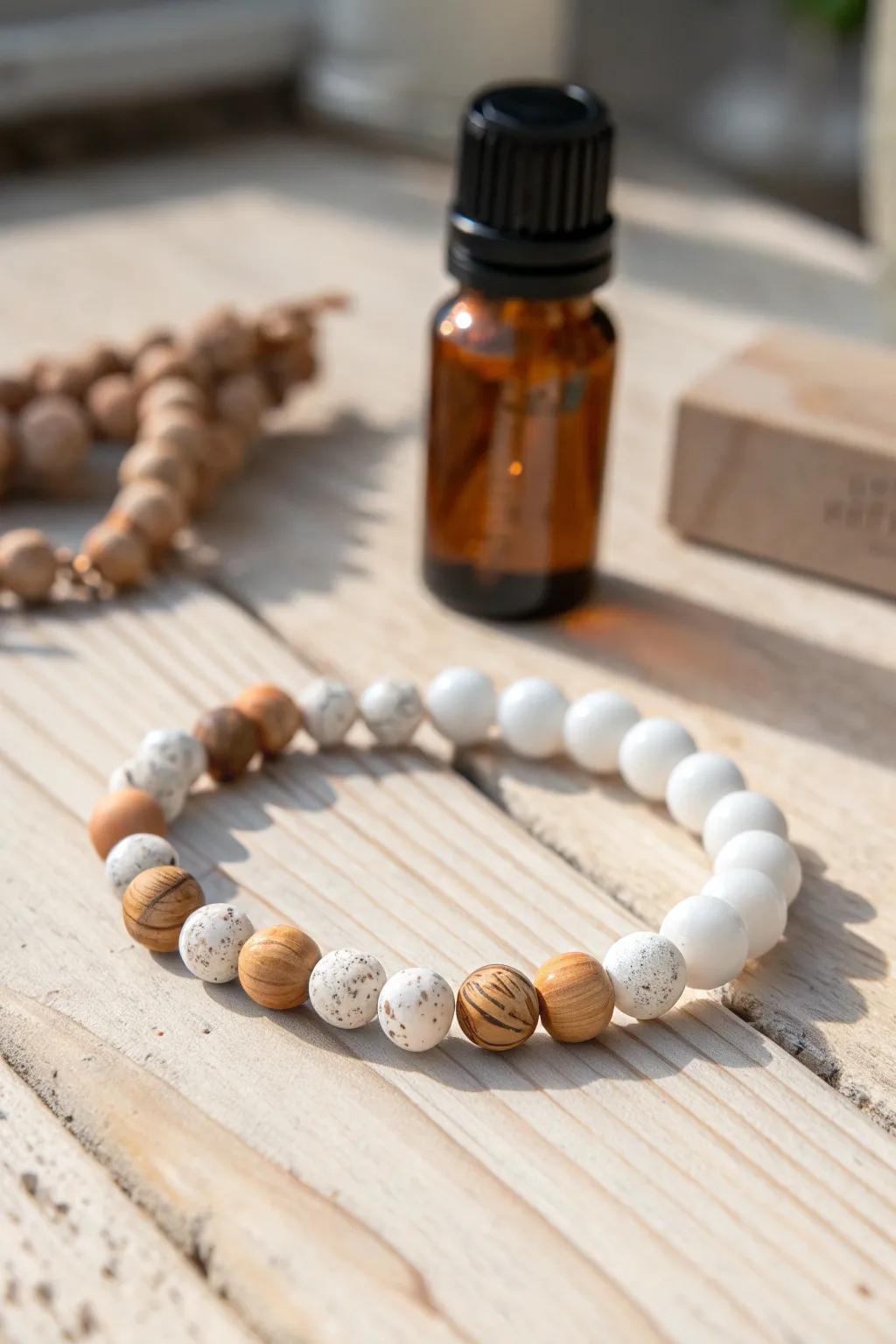 Elevate your style and mood with this elegant diffuser bracelet, where simplicity meets serenity.