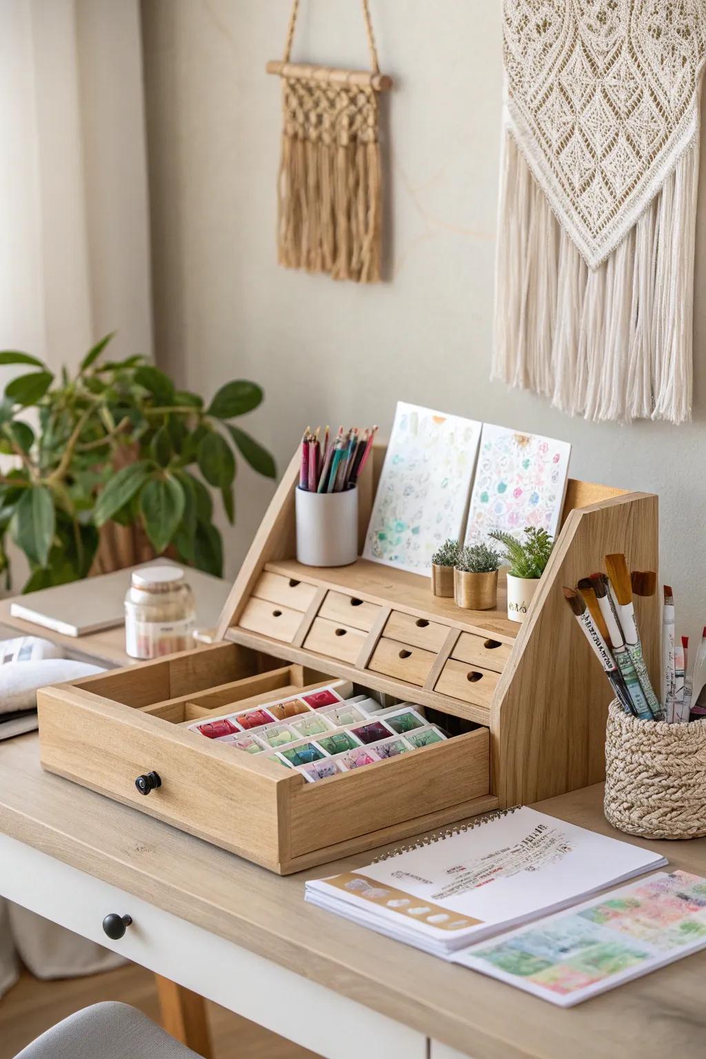 Transform your crafting corner with a touch of Scandinavian elegance and Boho charm!