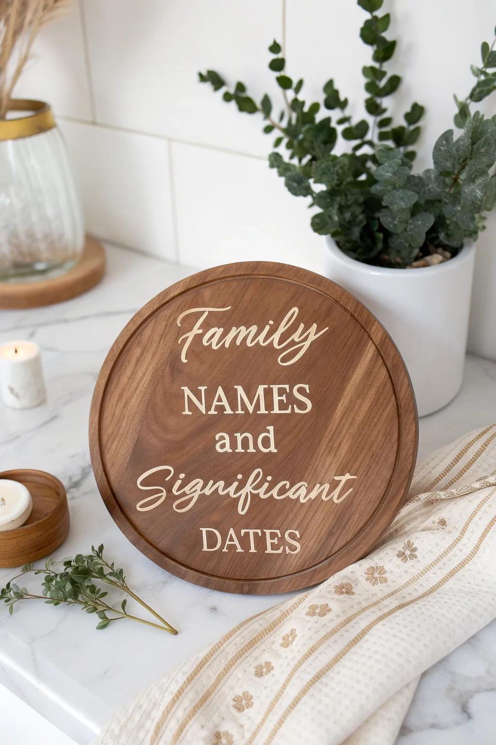 Celebrate cherished moments with a personalized touch.