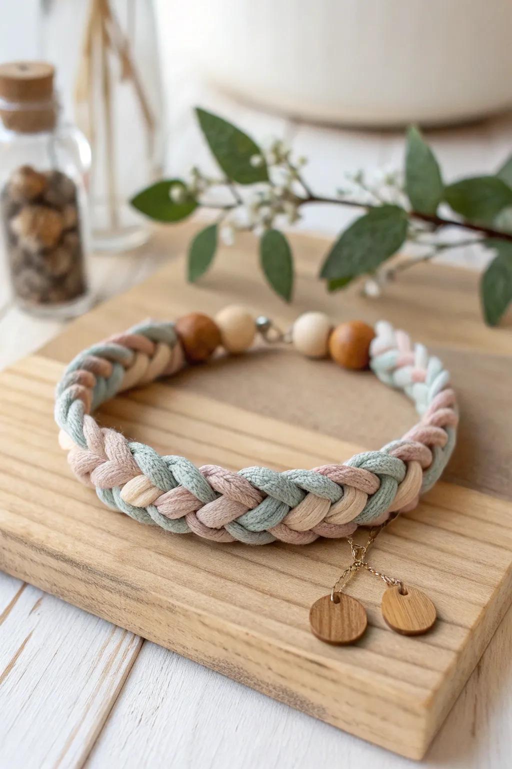 Transform old t-shirts into chic, eco-friendly braided bracelets with a boho flair!