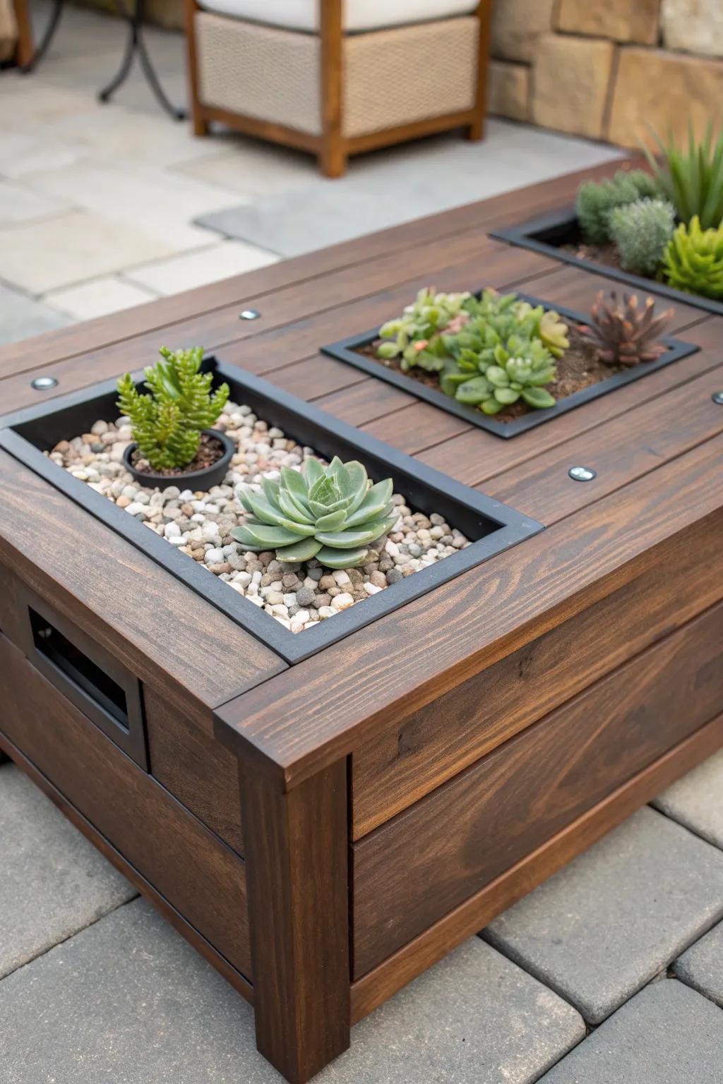 Elevate your outdoor space with a handcrafted firepit cover that brings nature closer.