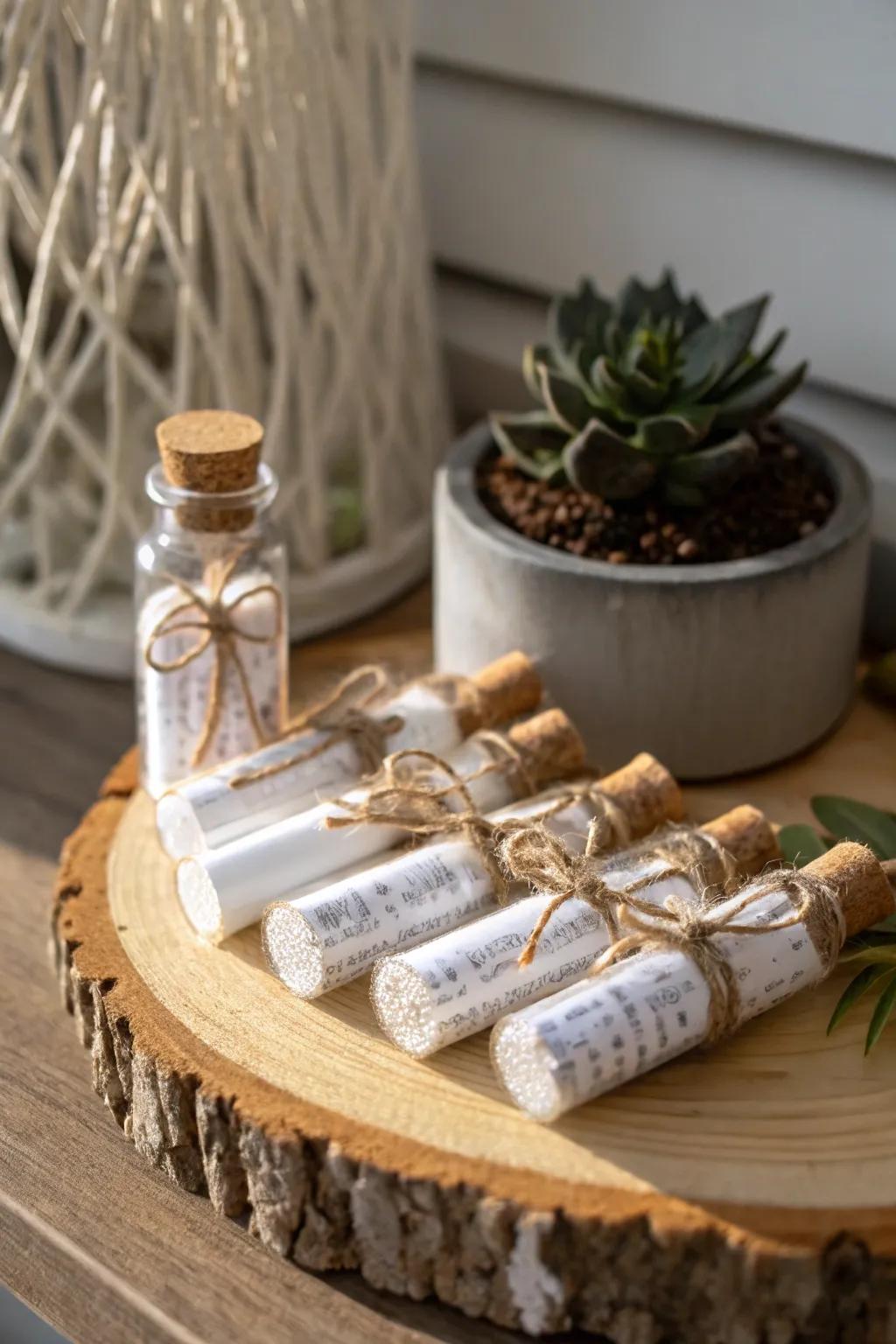 A little piece of love in every capsule. Perfect for when he needs to feel your warmth.