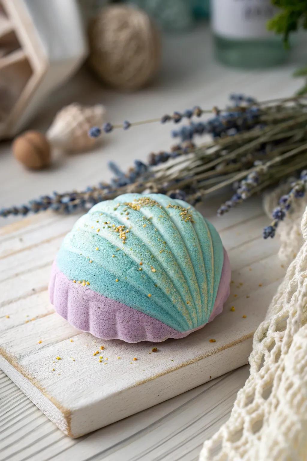 Dive into serenity with these enchanting mermaid bath bombs, the perfect DIY party favor for a touch of ocean magic!