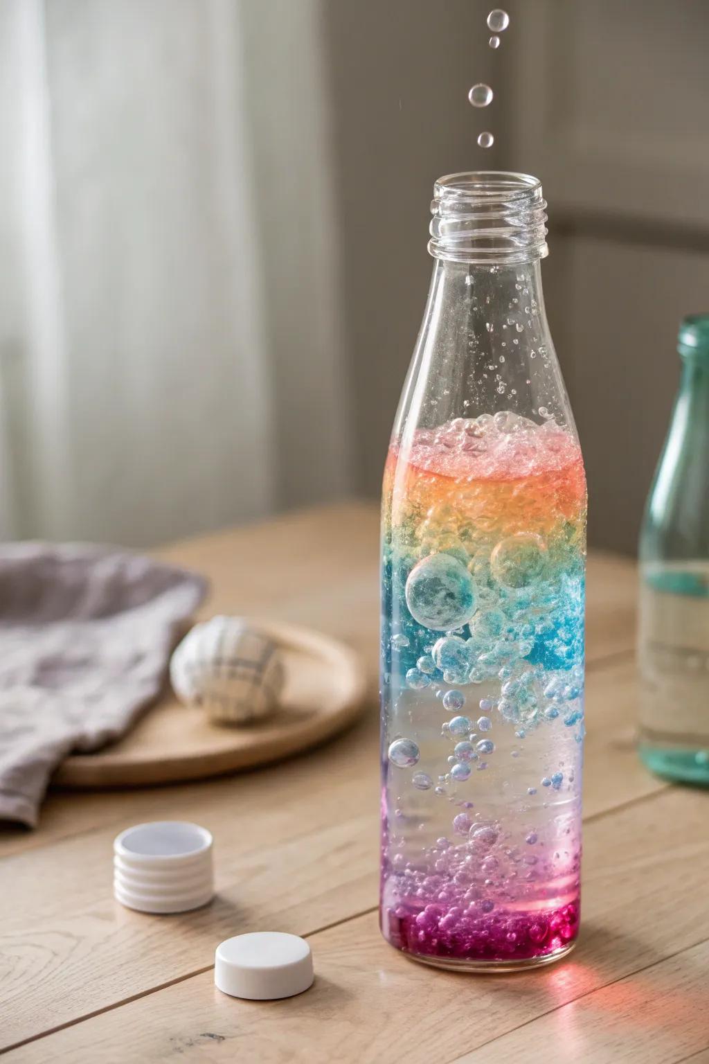 Craft your own captivating lava lamp and explore the wonders of science with a touch of retro charm.