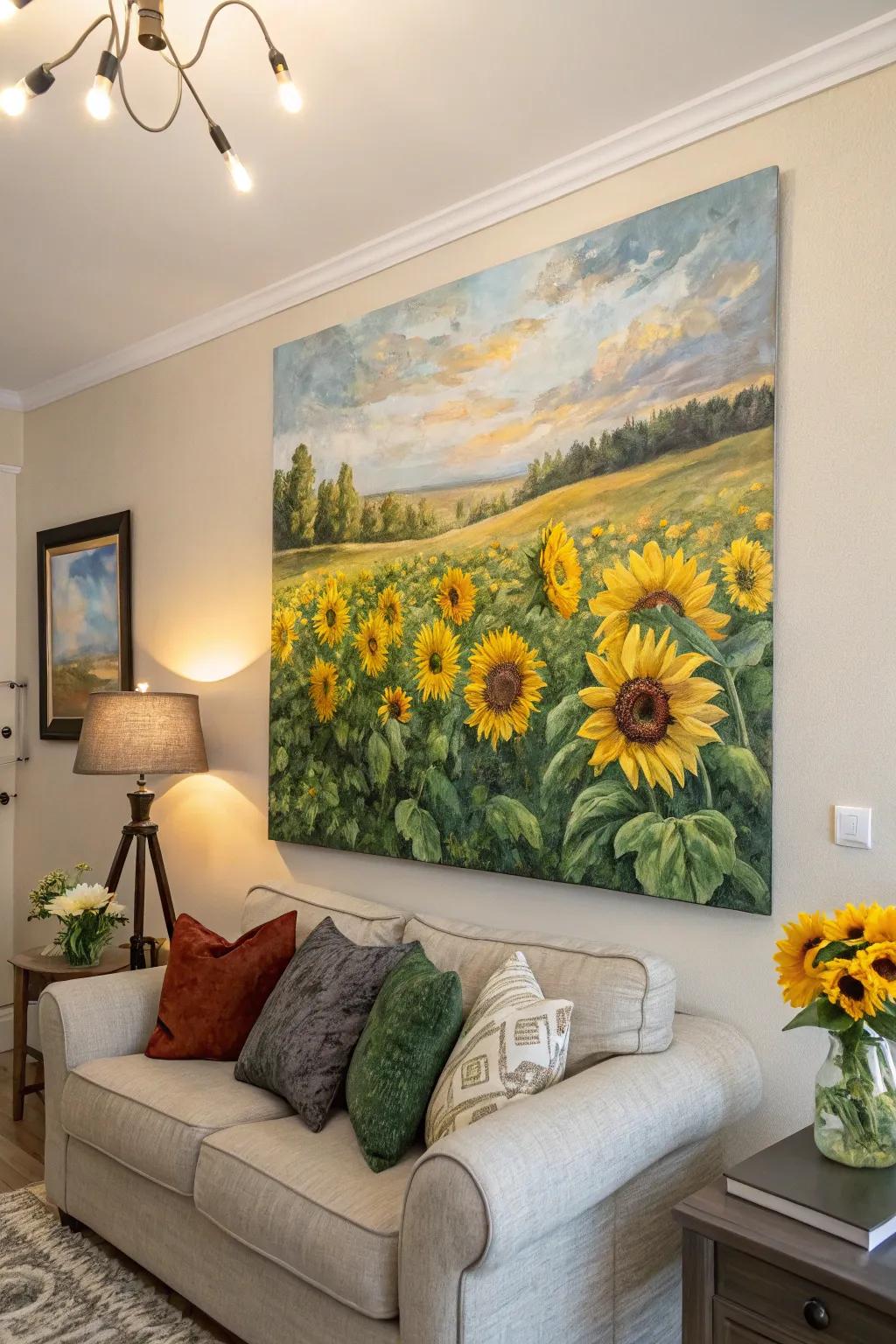 Sunflowers bring enduring cheer to autumn days.